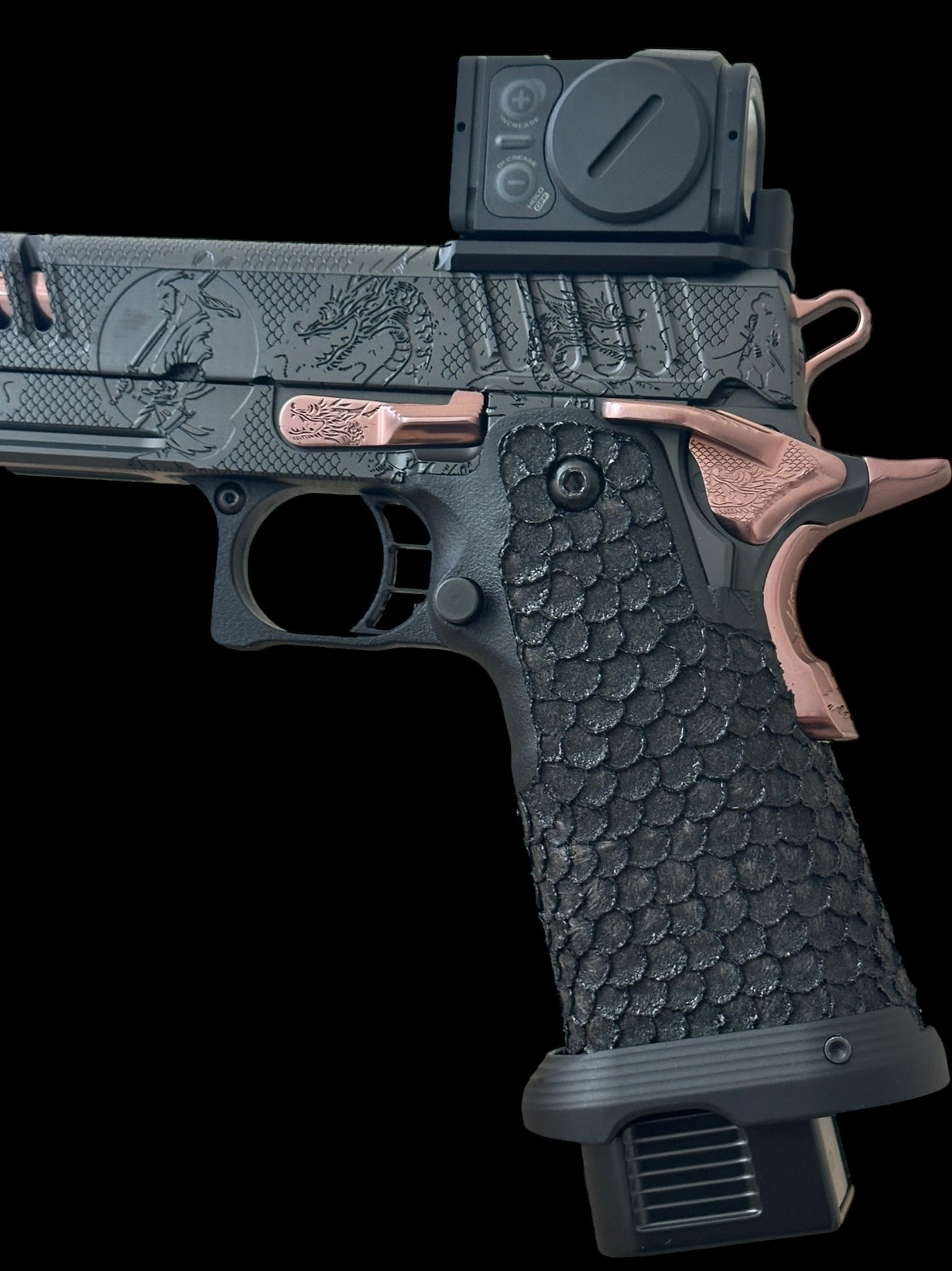CUSTOM STACCATO XC “LAST SAMURAI” EDITION BLACK/ROSE GOLD 1 OF 1 DLC/PVD FINISH