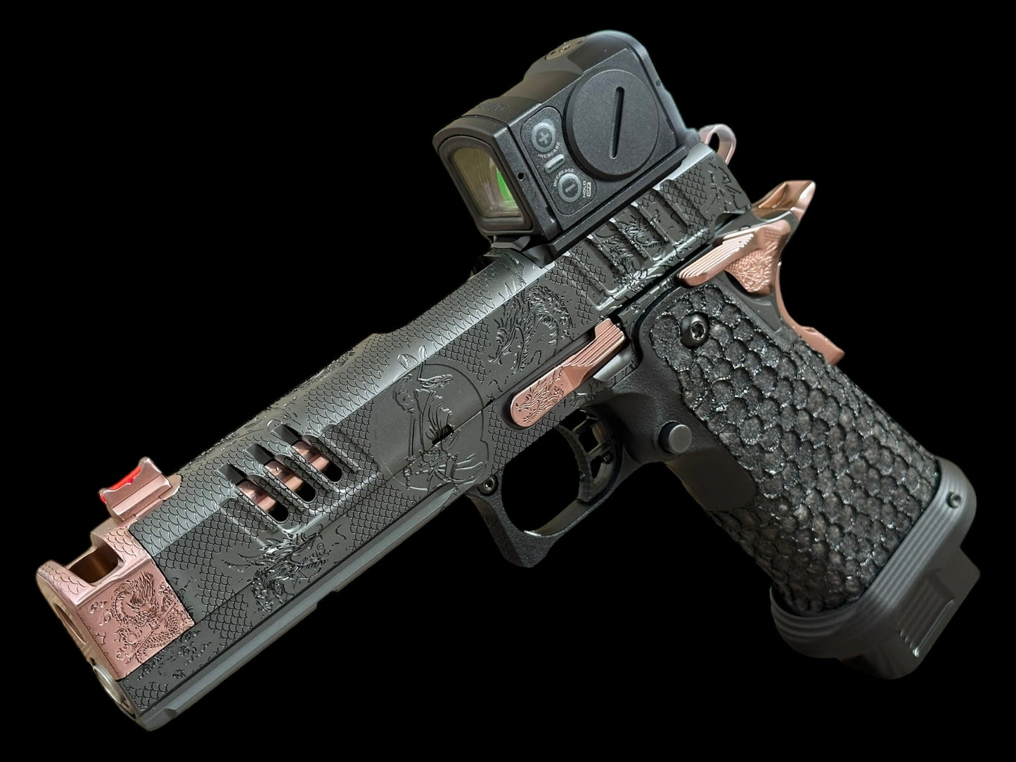CUSTOM STACCATO XC “LAST SAMURAI” EDITION BLACK/ROSE GOLD 1 OF 1 DLC/PVD FINISH
