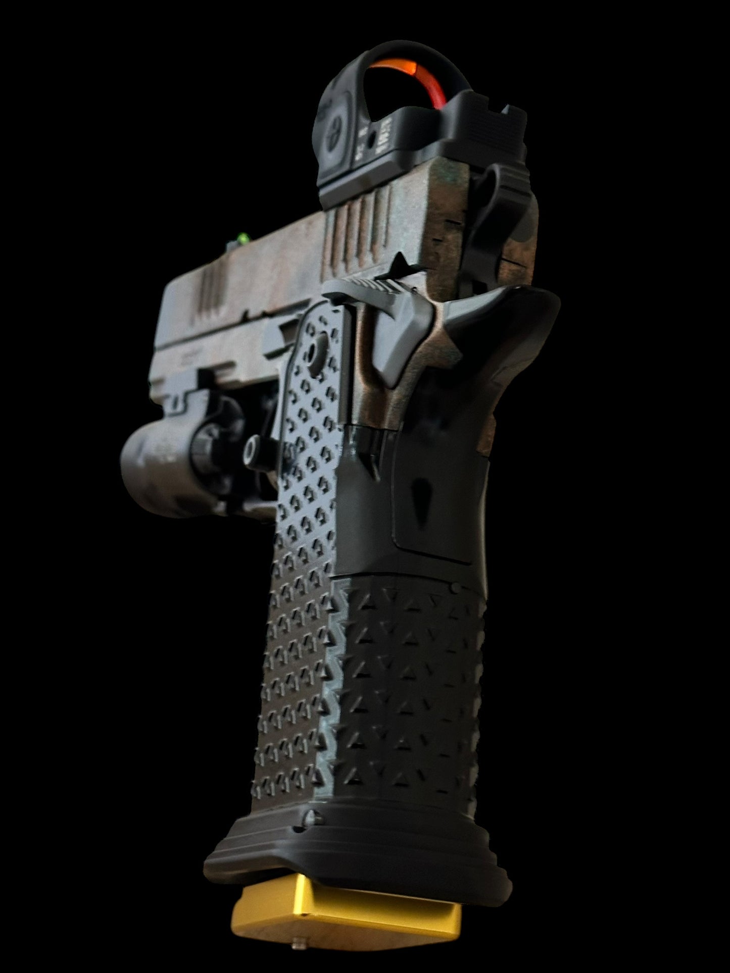STACCATO CUSTOM XC SUNKEN SHIP EDITION WITH ATLAS METAL GRIPS GOLD TRIGGER SRO & X300