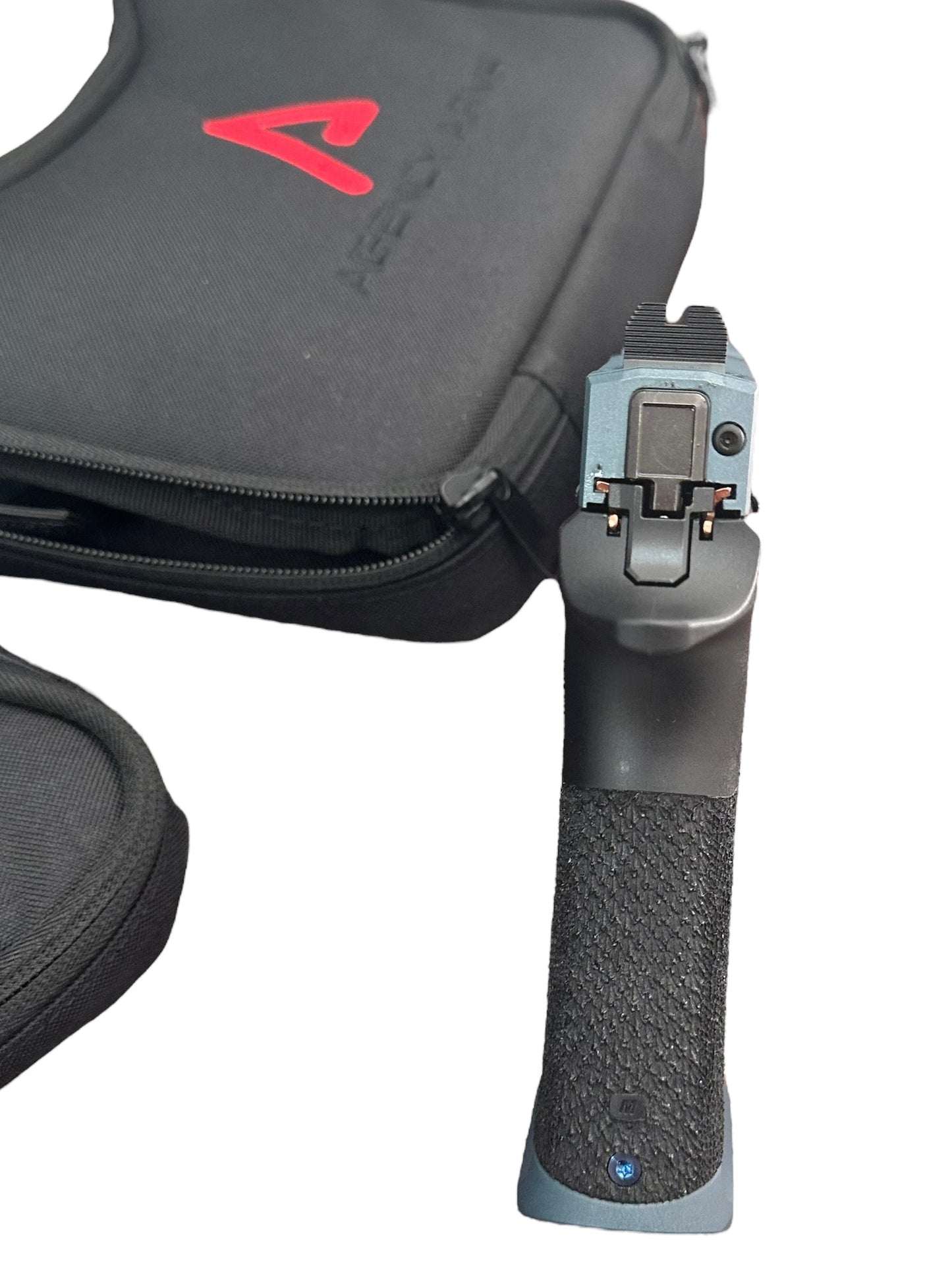 SIG SAUER X AGENCY ARMS P320 COMPENSATED IOS CUT BLUE FINISH 9MM