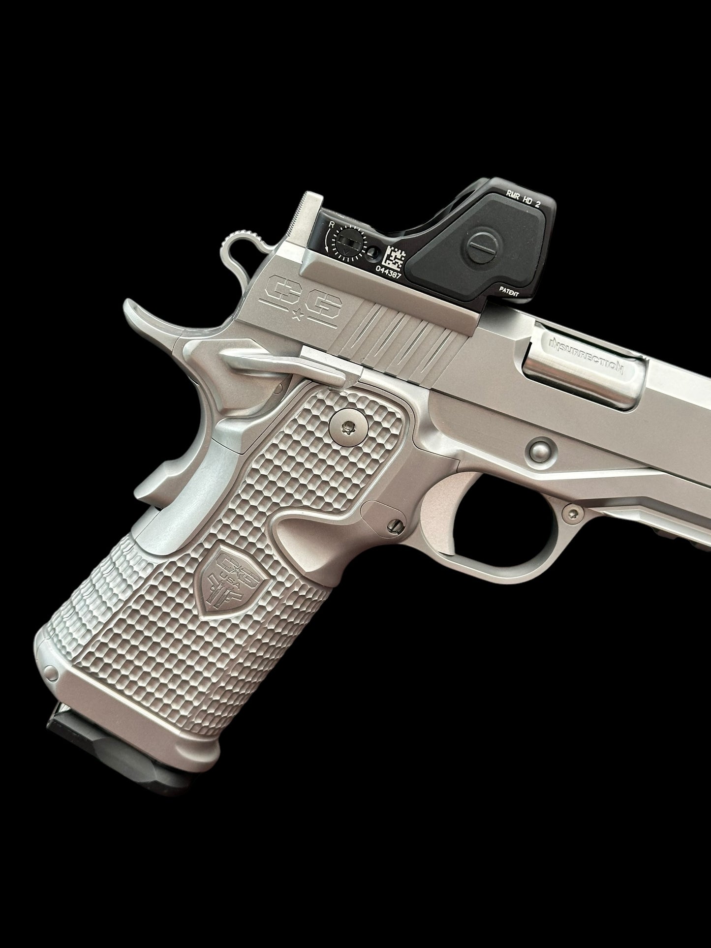 CABOT 1911 DOUBLE STACK INSURRECTION PORTED 4.25” SS WITH TRIJICON RMR HD 9MM