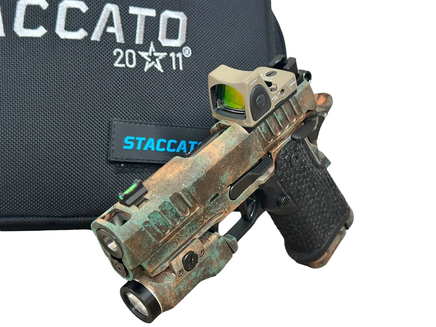 STACCATO CUSTOM CS "SUNKEN SHIP" PORTED TRIJICON RMR & TLR7