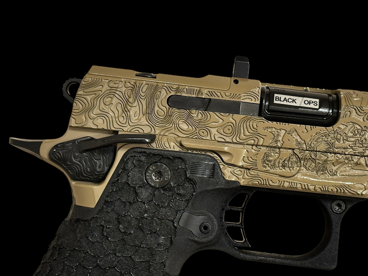 STACCATO CUSTOM P4 HD “BLACK OPS” 1 OF 1 PORTED