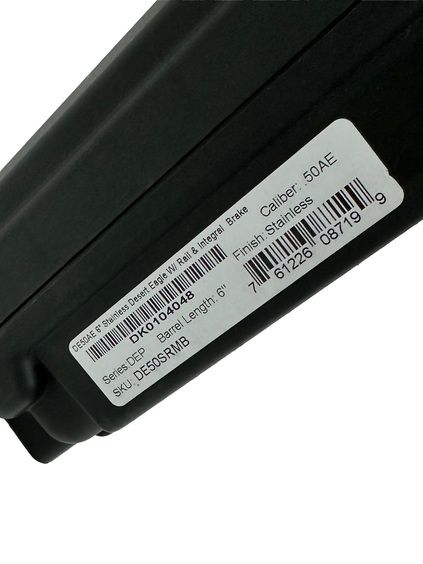 MAGNUM RESEARCH DESERT EAGLE XIX 6" STAINLESS STEEL TOP & BOTTOM RAIL NIB 50AE