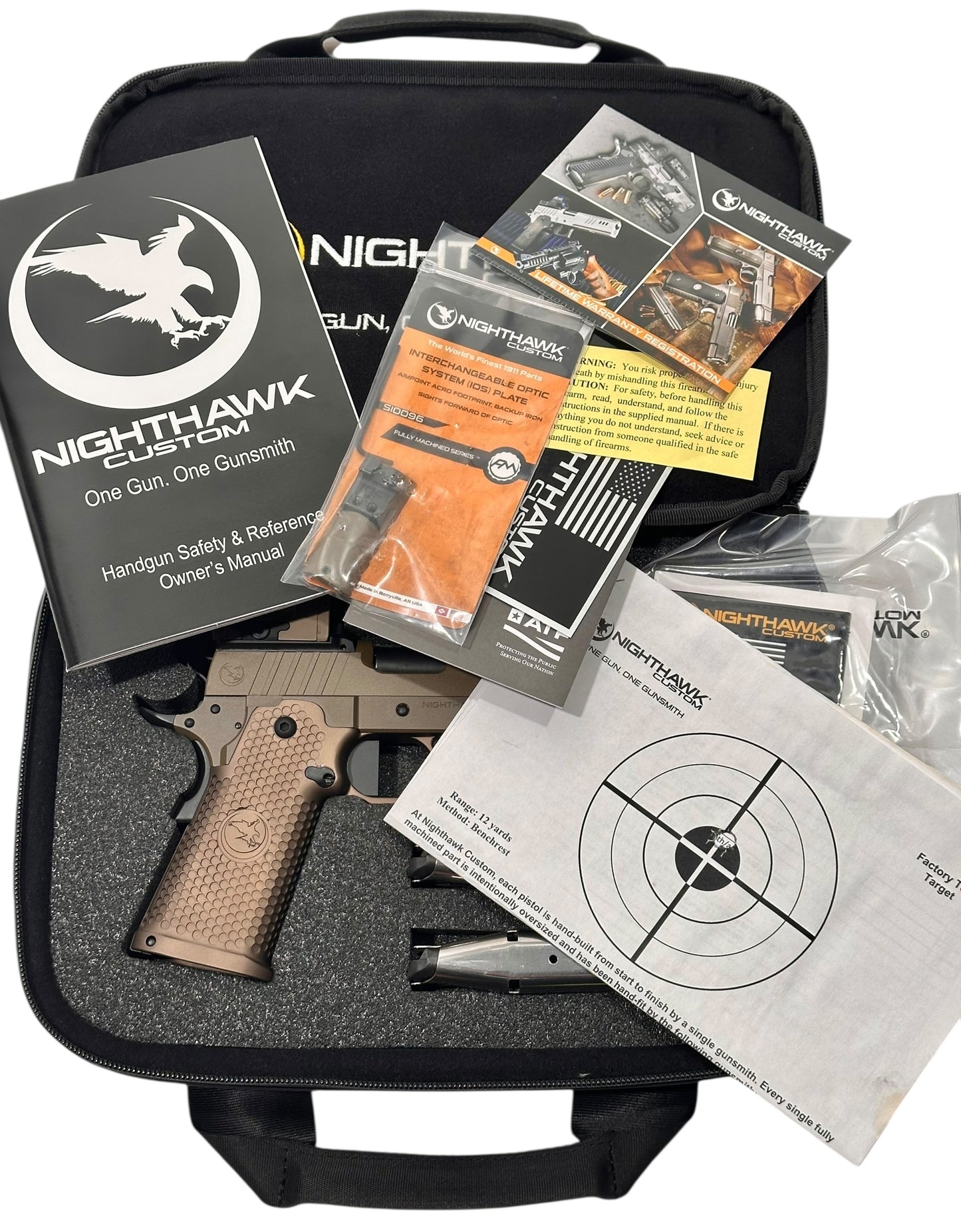 NIGHTHAWK CUSTOM SANDHAWK DOUBLE STACK 9MM WITH ACRO P2