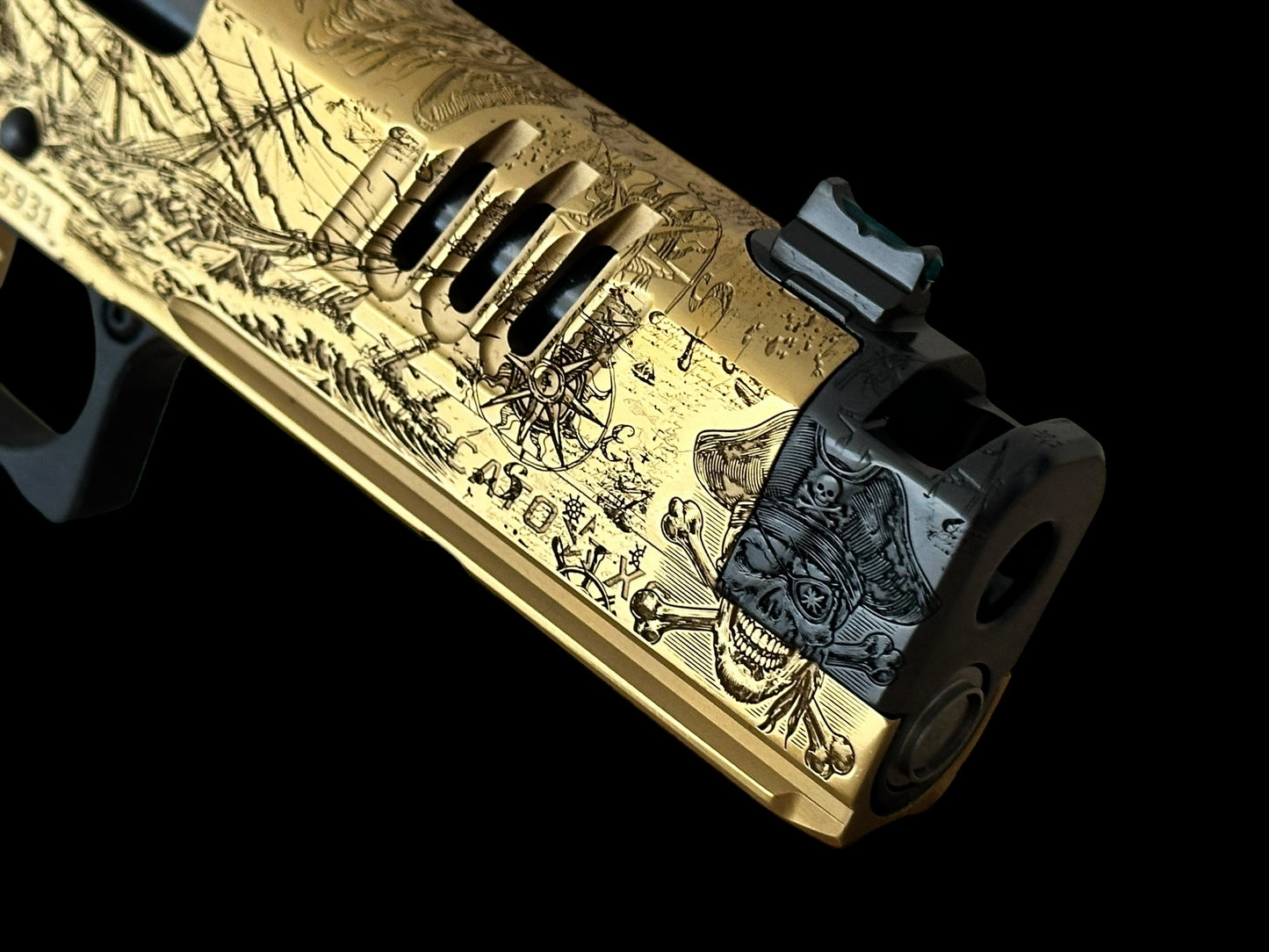 STACCATO CUSTOM XC “PIRATE’S ISLAND”; CUSTOM 1 OF 1 ART SET COLLECTOR’S EDITION