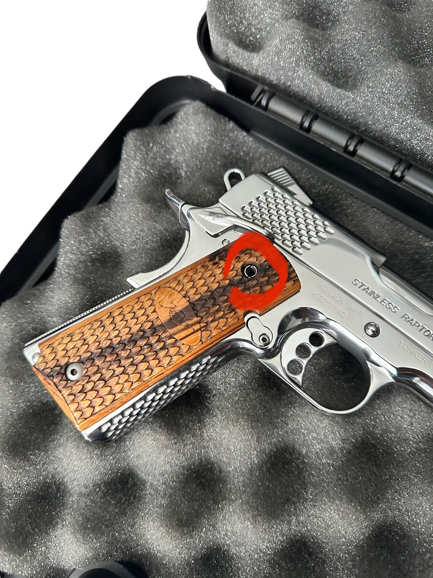 Kimber 1911 Stainless Raptor II .45 acp high polished mirror finish (pre-owned)