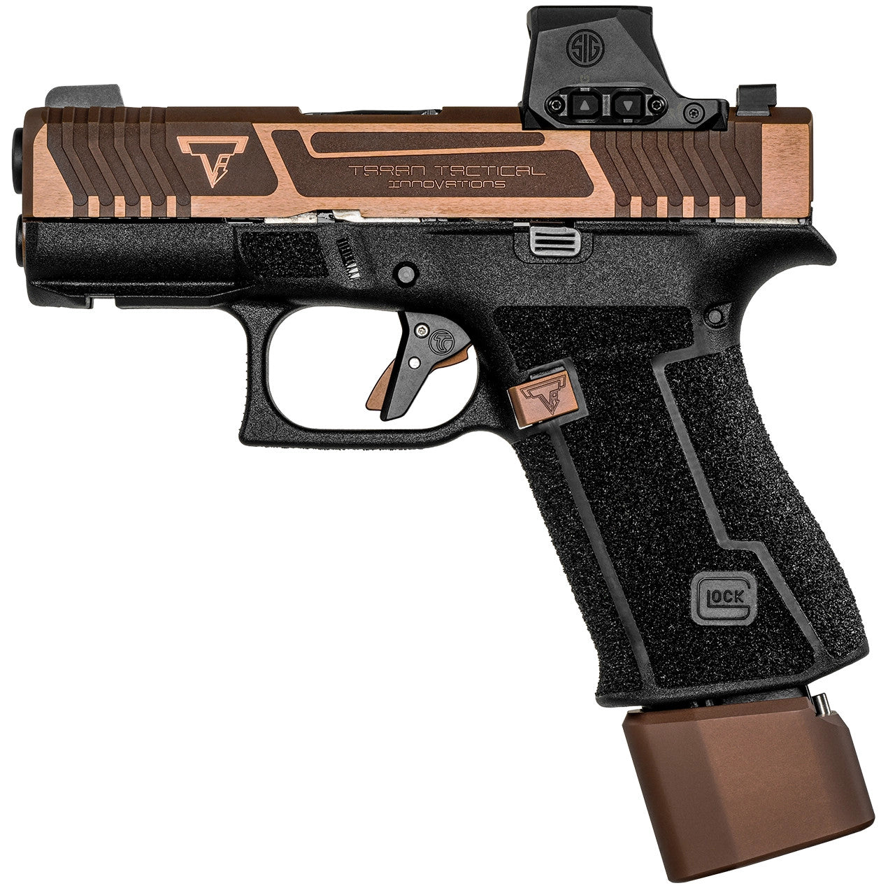 TARAN TACTICAL GLOCK 43X COPPERHEAD Combat Carry with optic