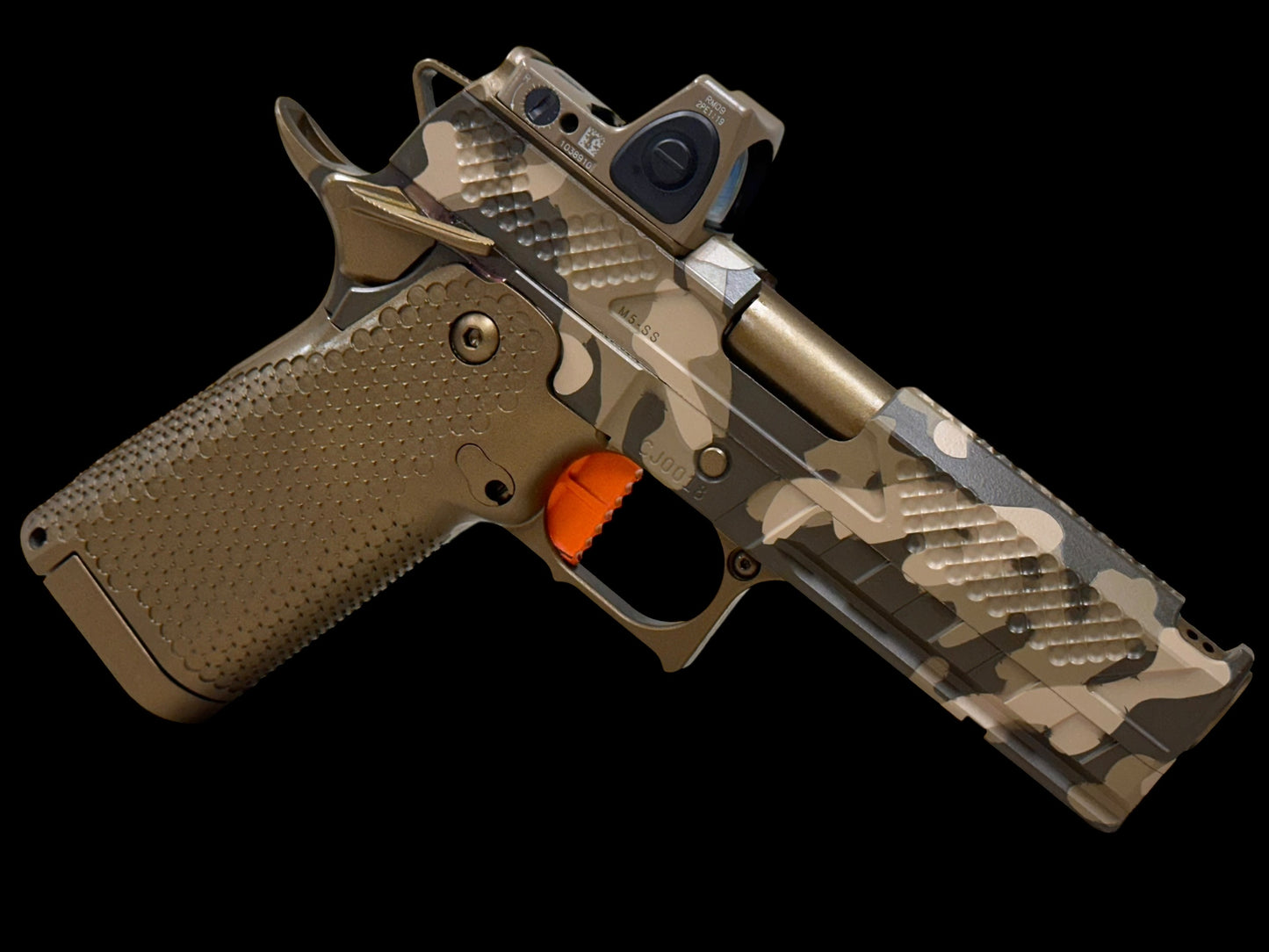 COMBAT PRECISION M5-PORTED COMMANDER 9MM WITH RMR (pre owned) excellent condition