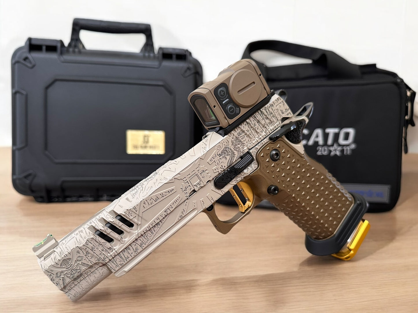 STACCATO CUSTOM XL “IMMORTALS” THEME WITH ATLAS METAL GRIPS ACRO P2 & MODLITE