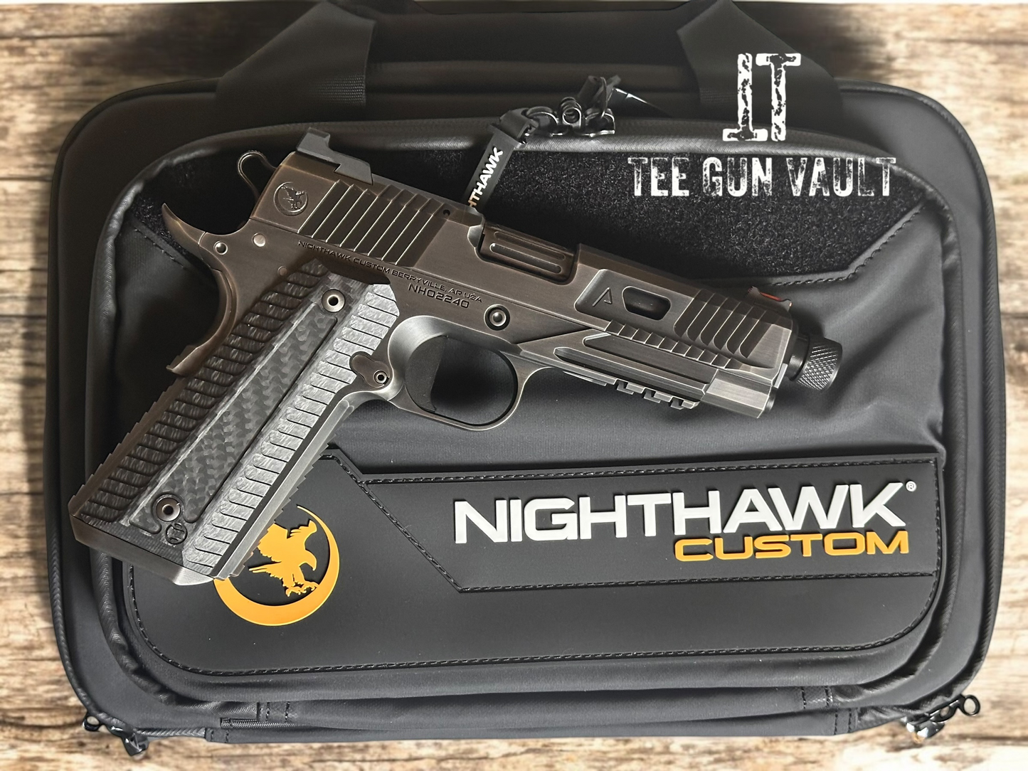 NIGHTHAWK CUSTOM AGENT 2 COMMANDER RECON SMOKED NITRIDE (OPTIC NOT INCLUDED) 9MM