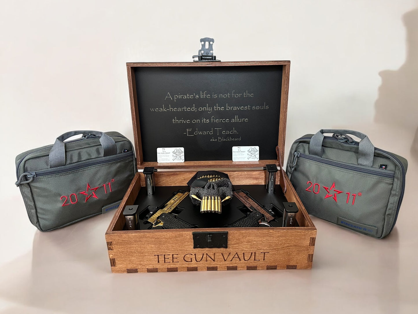 STACCATO CUSTOM XC “PIRATE’S ISLAND”; CUSTOM 1 OF 1 ART SET COLLECTOR’S EDITION