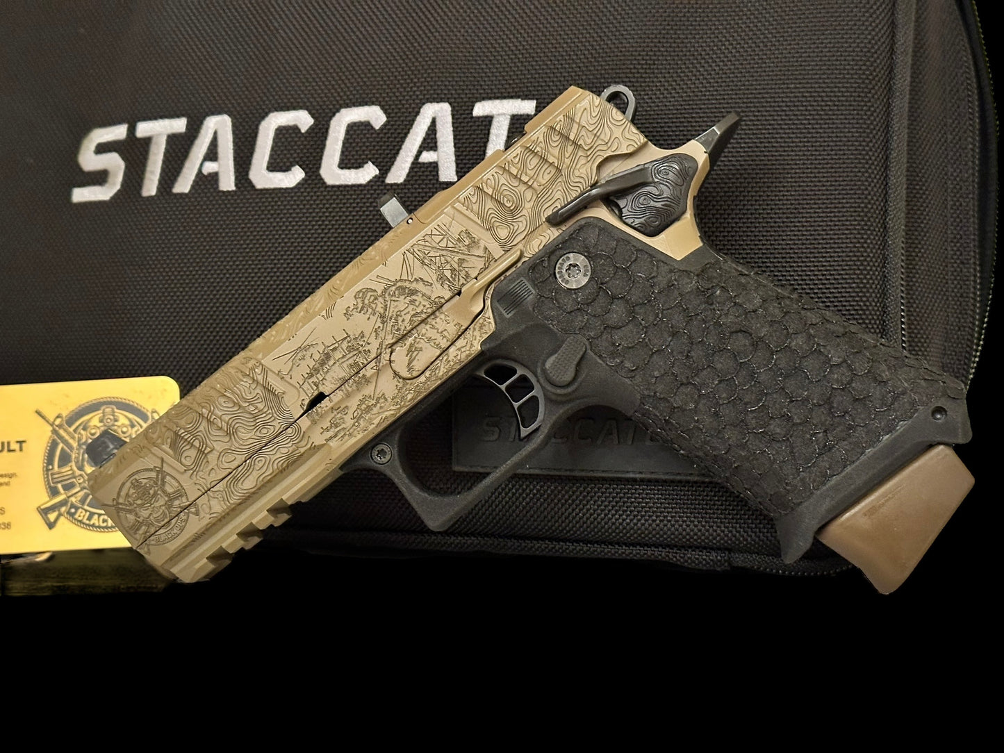 STACCATO CUSTOM P4 HD “BLACK OPS” 1 OF 1 PORTED