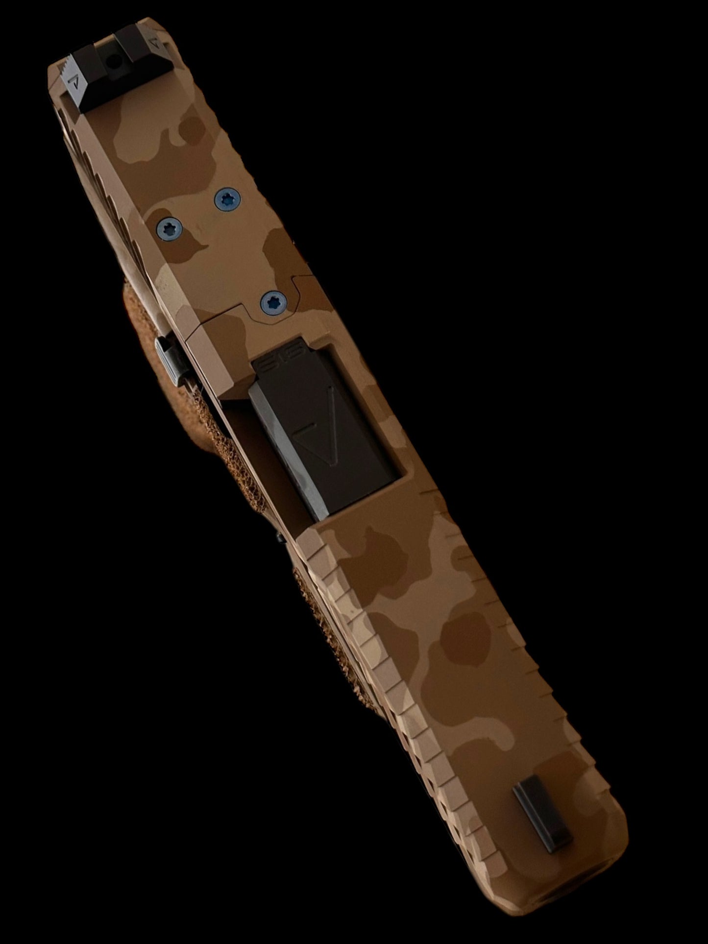 AGENCY ARMS GLOCK 19X FULL BUILD DESERT CAMO AOS