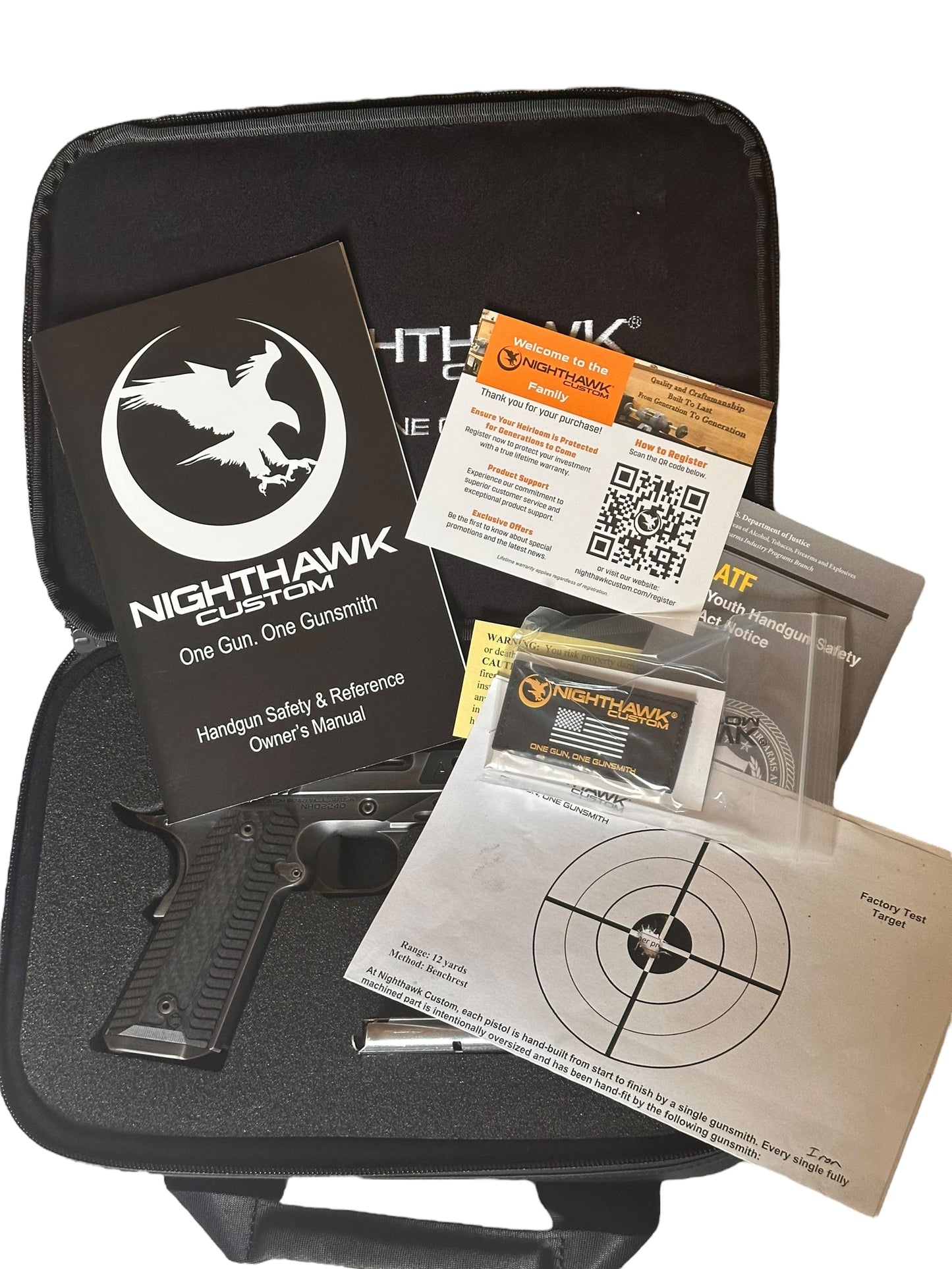 NIGHTHAWK CUSTOM AGENT 2 COMMANDER RECON SMOKED NITRIDE (OPTIC NOT INCLUDED) 9MM