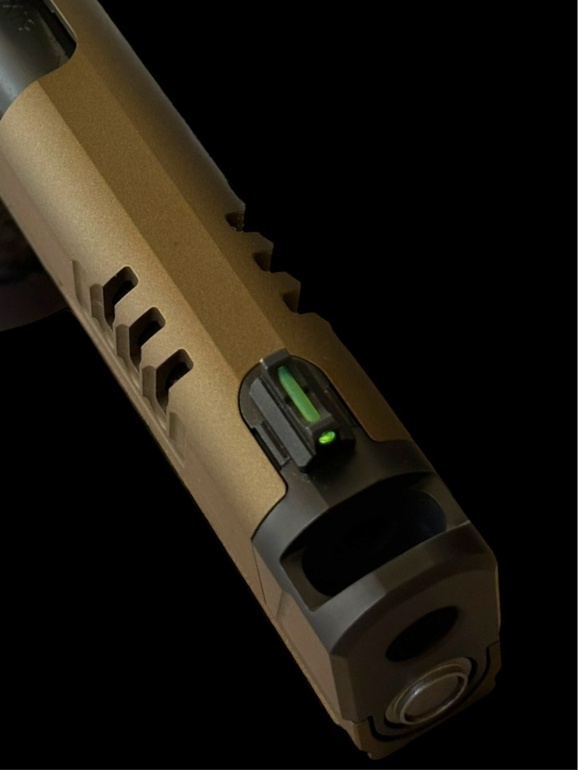STACCATO XC 2011 CUSTOM BRONZE/BLACK WITH ATLAS TRIGGER AND TRIJICON SRO