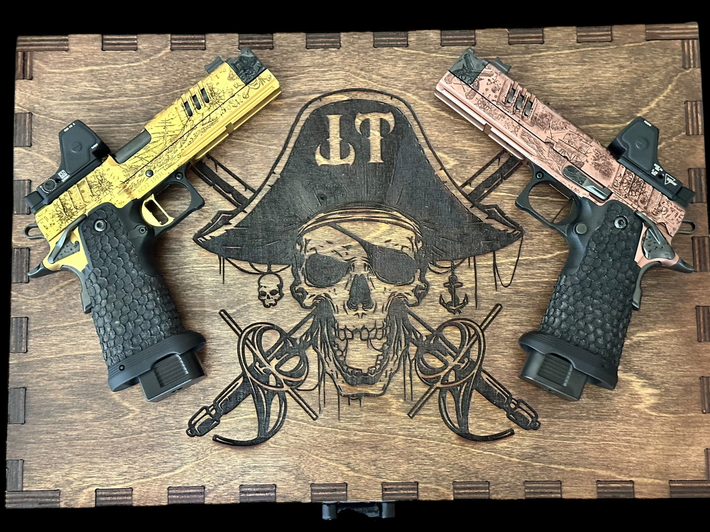 STACCATO CUSTOM XC “PIRATE’S ISLAND”; CUSTOM 1 OF 1 ART SET COLLECTOR’S EDITION