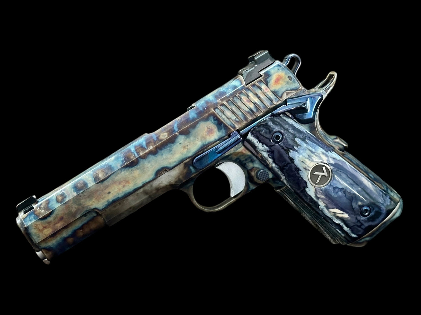 KINGS RIVER CUSTOM 1911 FCC LEVEL II FULL COLOR CASE HARDENED .45 ACP