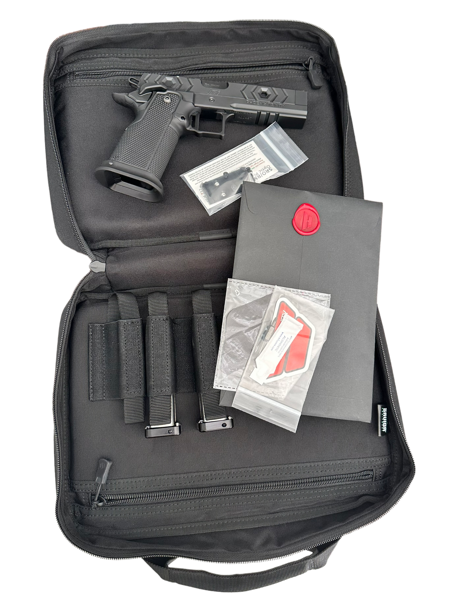 PHOENIX TRINITY 2011 H-TAC BLACKOUT WITH PRO GRIPS 9MM