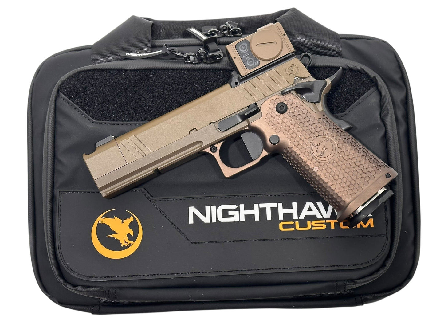 NIGHTHAWK CUSTOM SANDHAWK DOUBLE STACK 9MM WITH ACRO P2