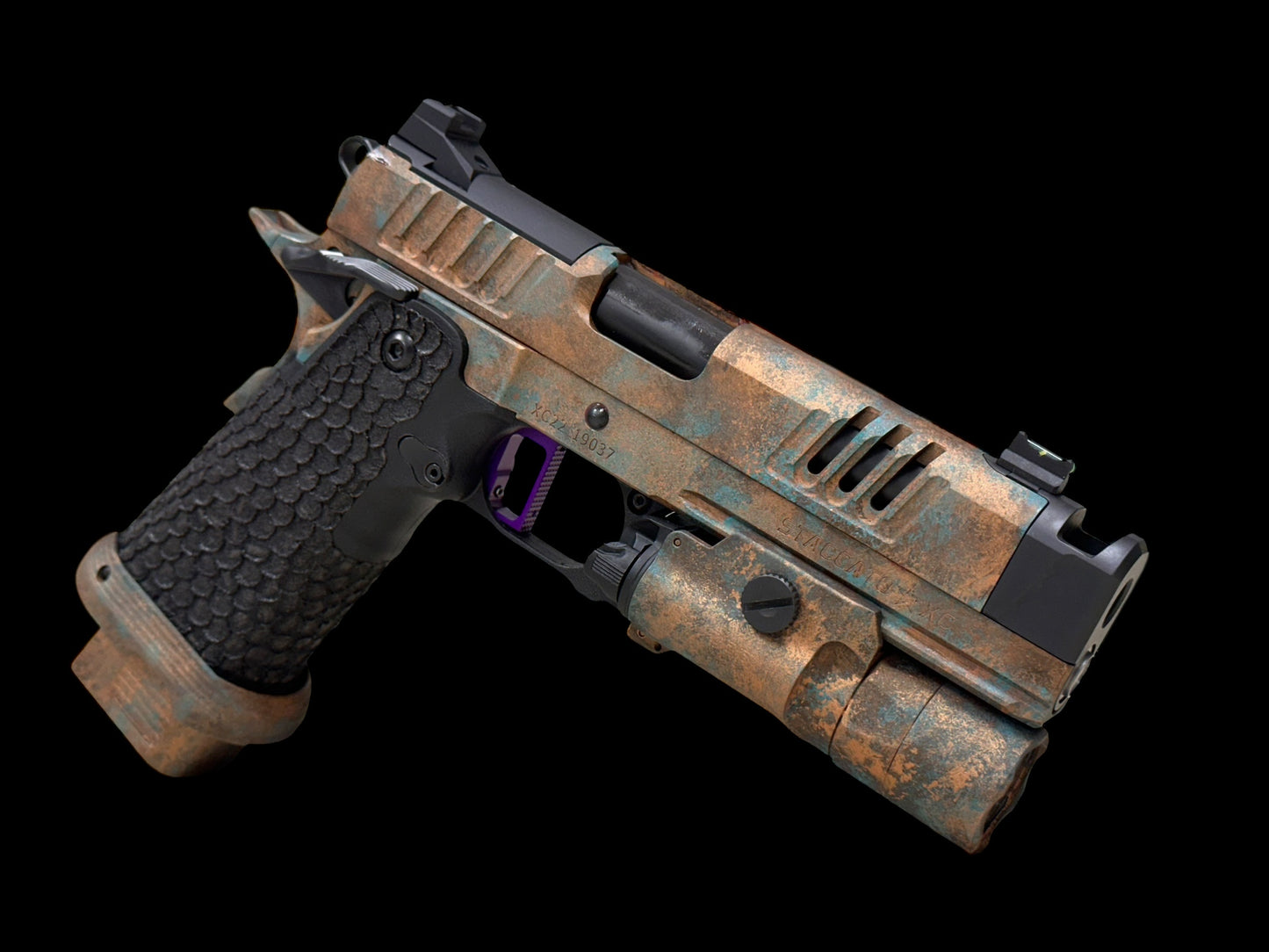 STACCATO CUSTOM XC “SUNKEN SHIP LIMITED EDITION INFINITY TRIGGER WITH X300 , DRAGON SCALE GRIPS