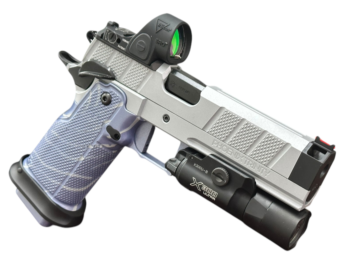 PHOENIX TRINITY H SERIES H PRO DOUBLE STACK 9MM EVO GRIPS WITH SRO AND X300