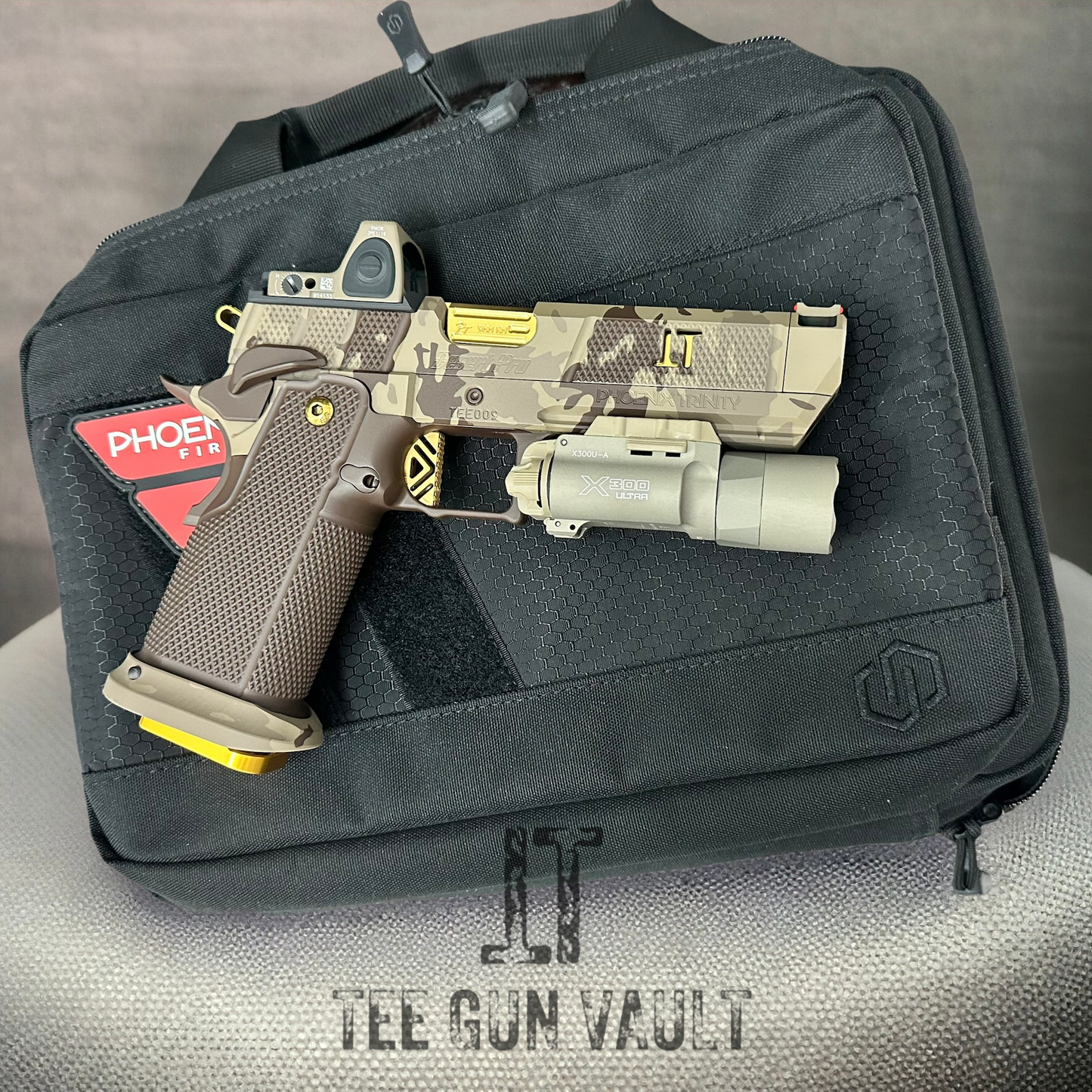 (PRE-ORDER) PHOENIX TRINITY “DESERT PRO” ELITE LIMITED EDITION 2011 9MM (OPTIC & LIGHT NOT INCLUDED)