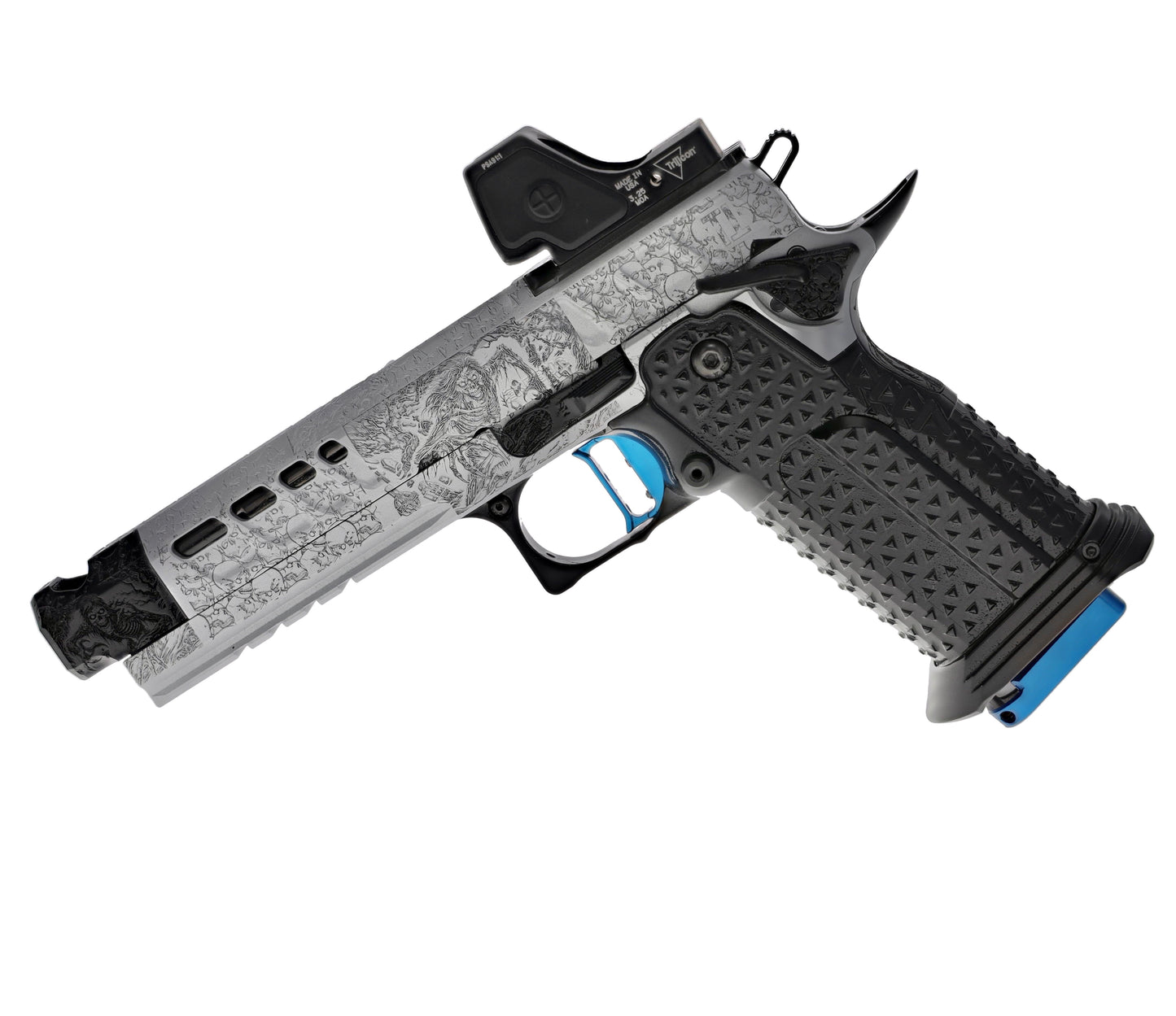 ATLAS GUNWORKS EREBUS “GHOUL” CUSTOM 1 OF 1 WITH TRJICON RMR HD AND STROUP KNIVES BRAVO-5