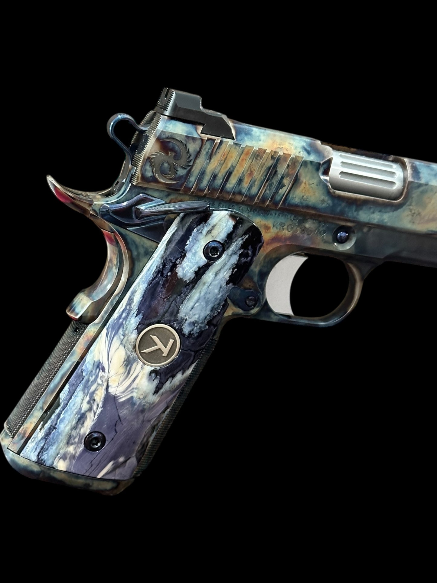 KINGS RIVER CUSTOM 1911 FCC LEVEL II FULL COLOR CASE HARDENED .45 ACP
