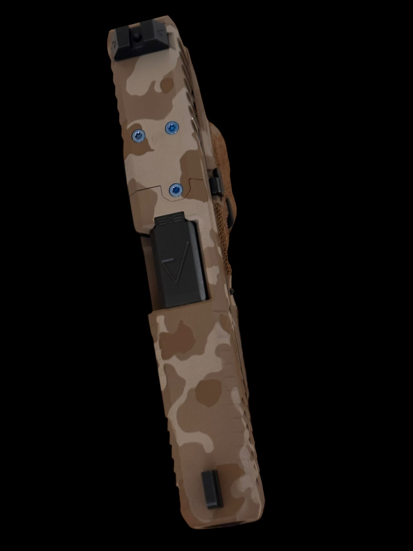 AGENCY ARMS GLOCK 19X FULL BUILD DESERT CAMO AOS