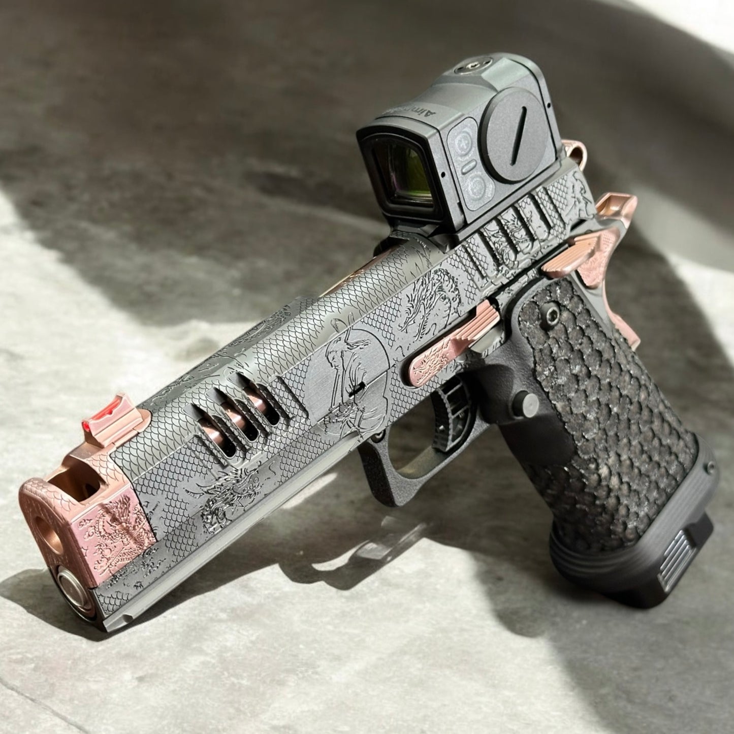 CUSTOM STACCATO XC “LAST SAMURAI” EDITION BLACK/ROSE GOLD 1 OF 1 DLC/PVD FINISH