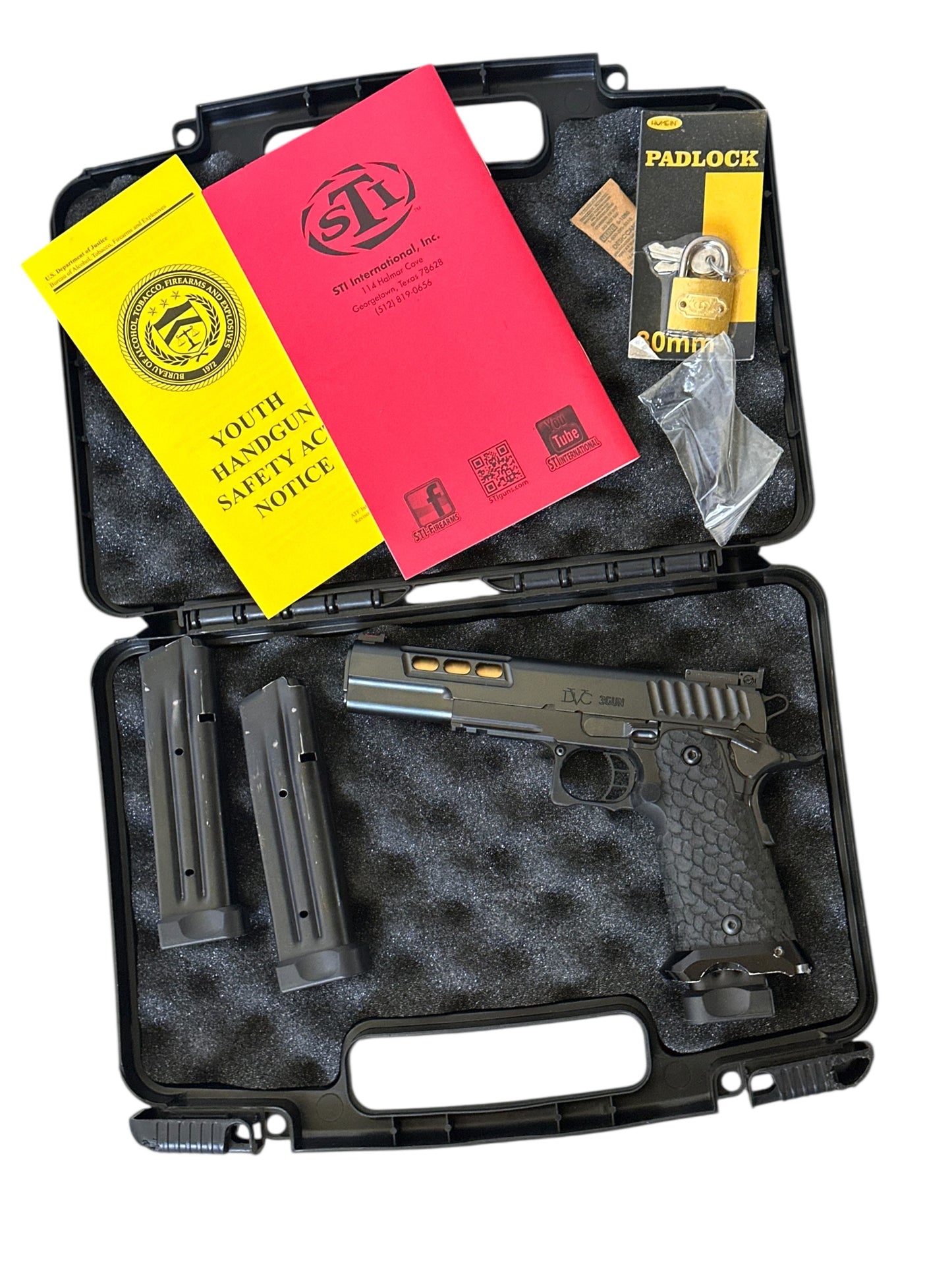 STI DVC 3GUN 2011 9mm 5.4” preowned in excellent condition