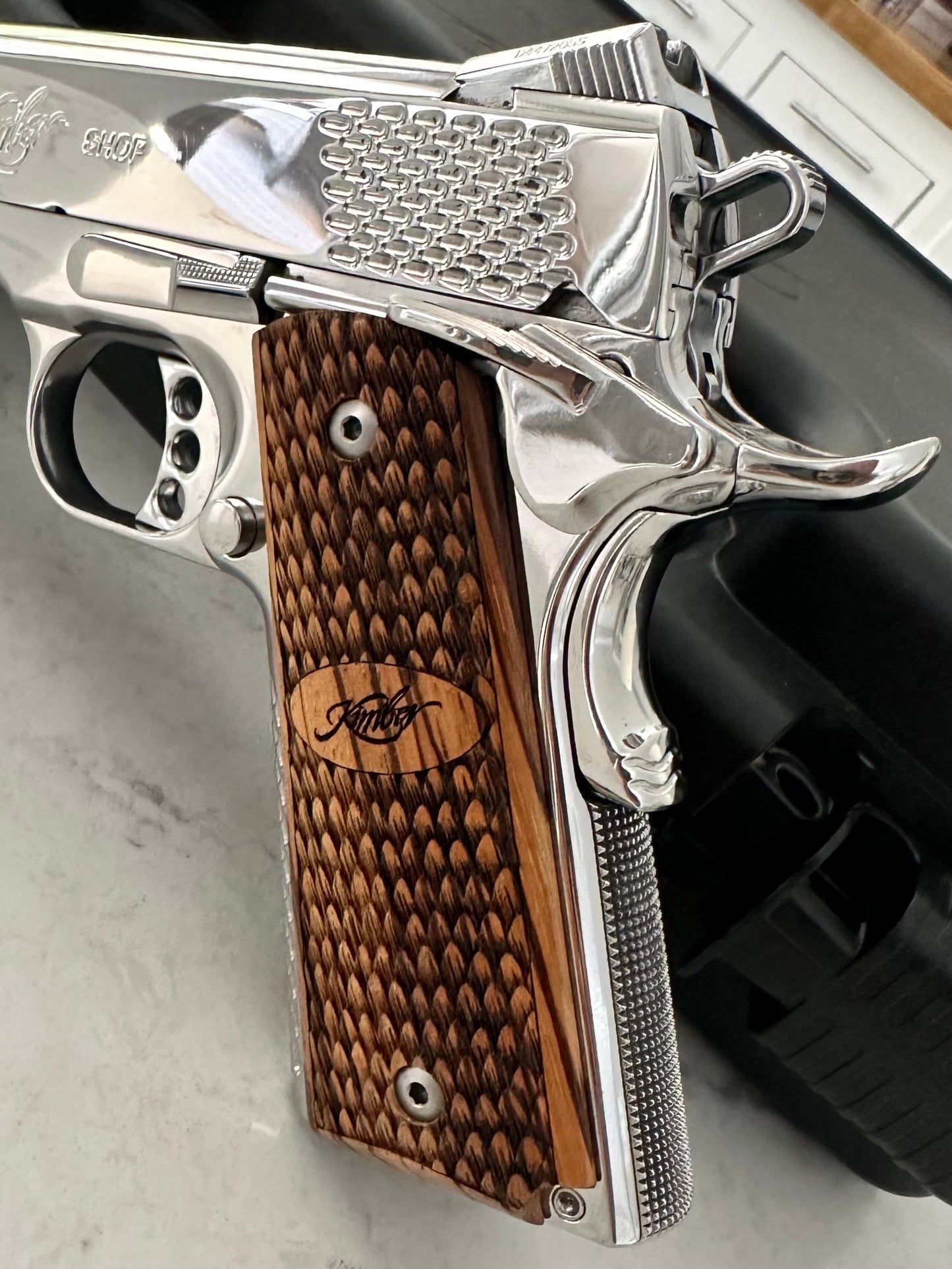 Kimber 1911 Stainless Raptor II .45 acp high polished mirror finish (pre-owned)