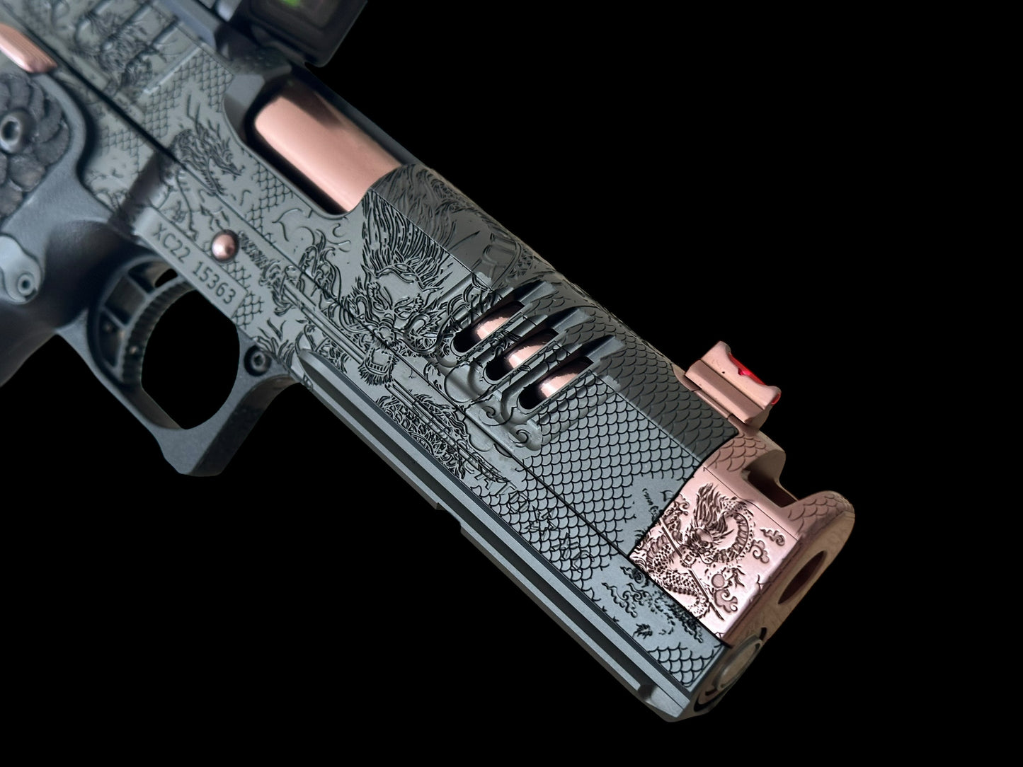 CUSTOM STACCATO XC “LAST SAMURAI” EDITION BLACK/ROSE GOLD 1 OF 1 DLC/PVD FINISH