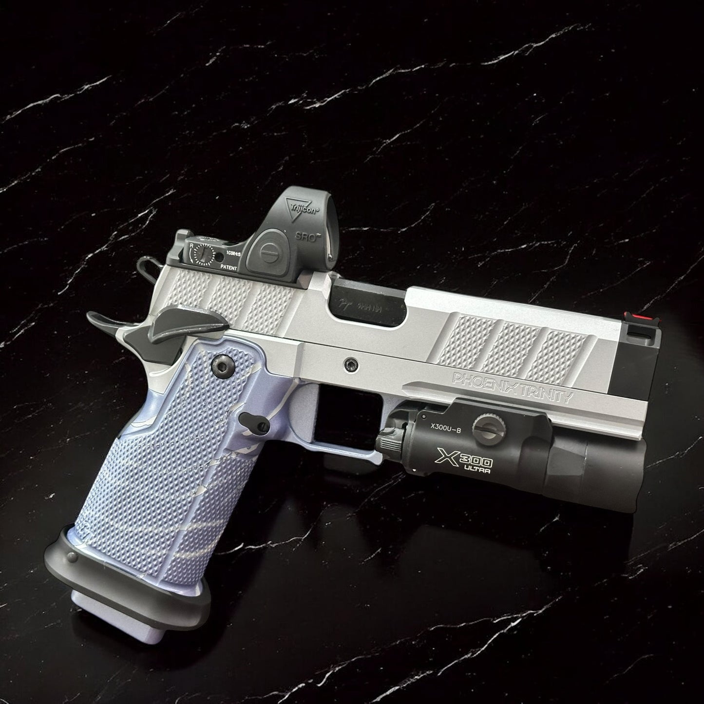 PHOENIX TRINITY H SERIES H PRO DOUBLE STACK 9MM EVO GRIPS WITH SRO AND X300