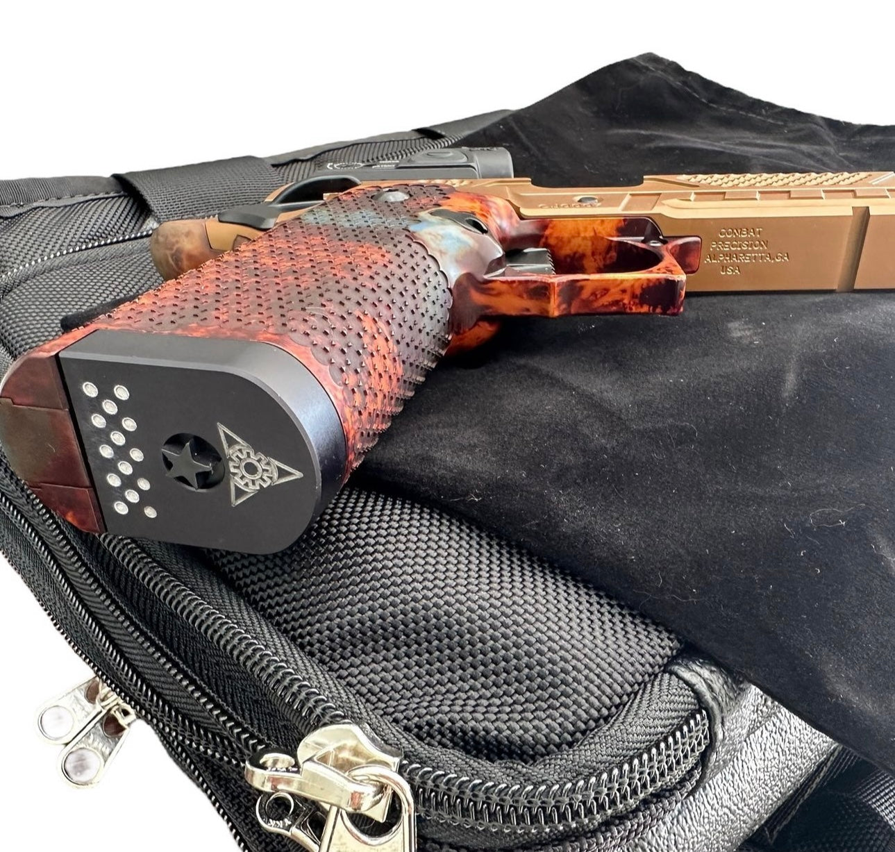 COMBAT PRECISION M5-P 2011 PORTED LIMITED EDITION 1 OF 1 BRONZE TRIJICON SRO