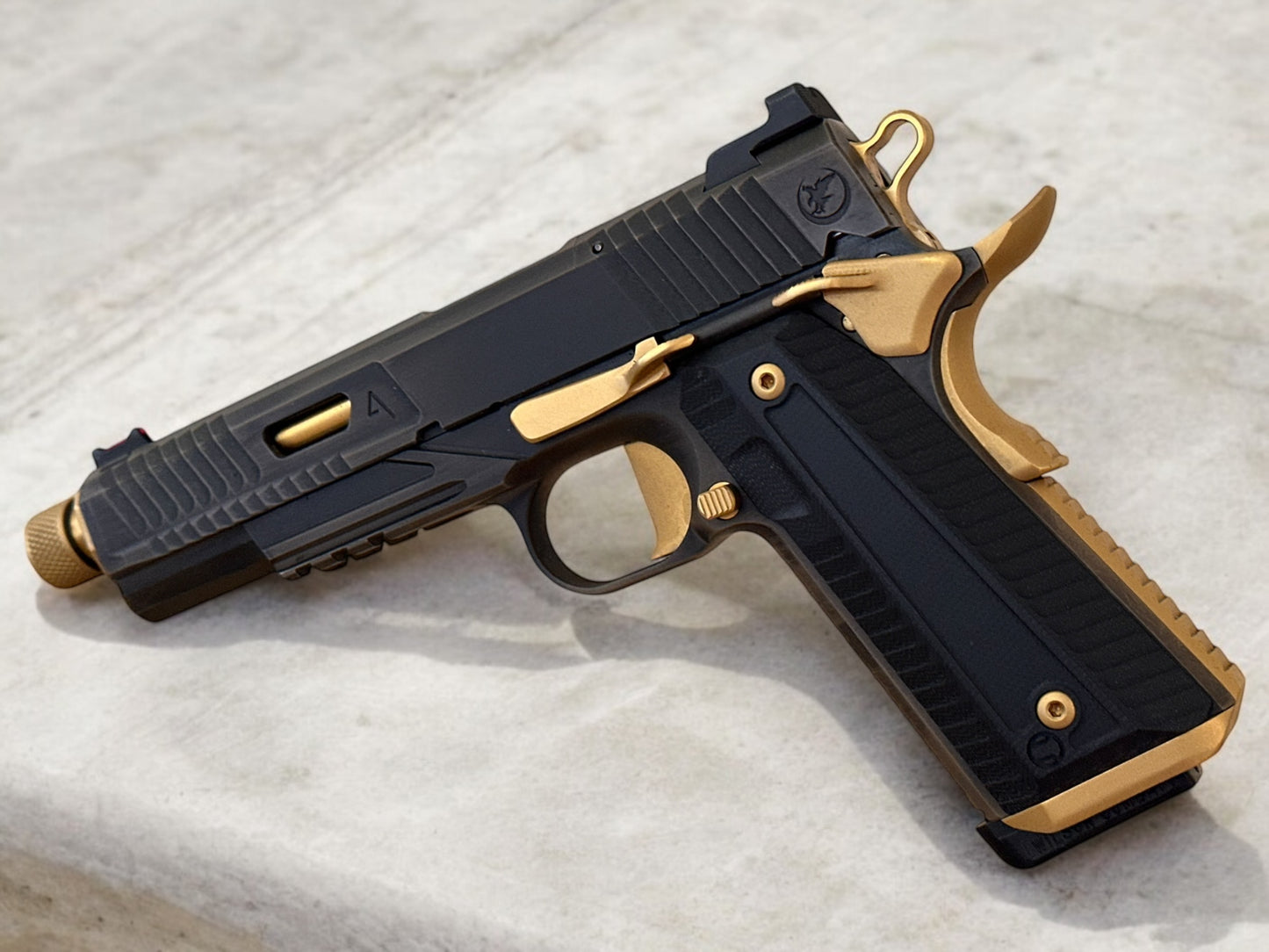 1911 NIGHTHAWK CUSTOM AGENT 2 THREADED BARREL OPTIC READY .45 ACP (pre owned unfired)