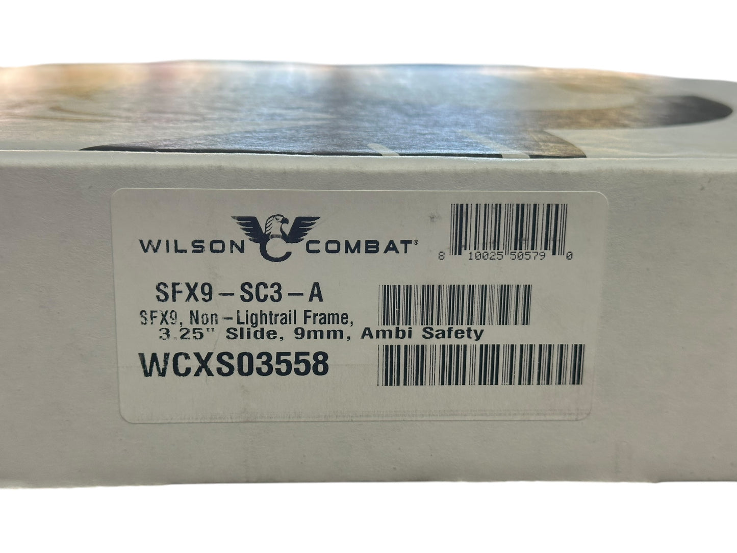 Wilson Combat SFX9 Sub-Compact 9mm Luger 3.25” BARREL - 15+1 Rounds