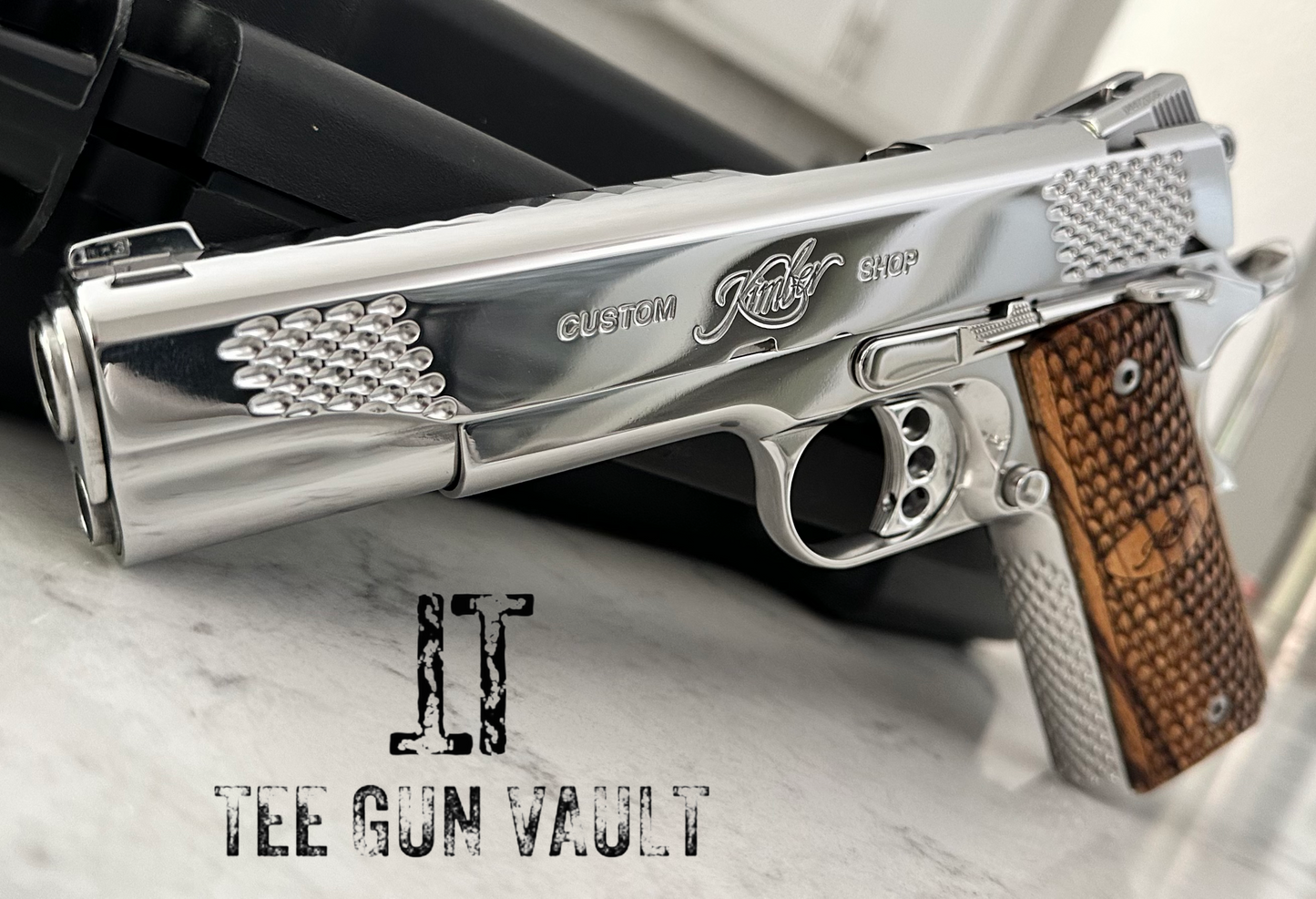 Kimber 1911 Stainless Raptor II .45 acp high polished mirror finish (pre-owned)