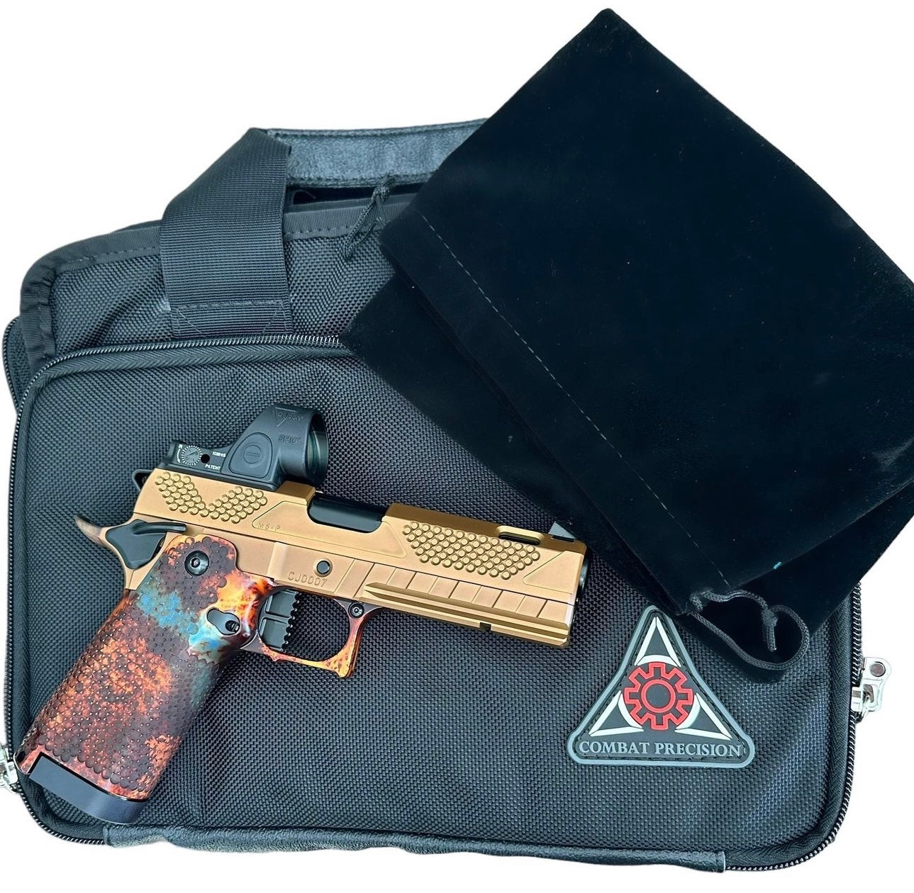 COMBAT PRECISION M5-P 2011 PORTED LIMITED EDITION 1 OF 1 BRONZE TRIJICON SRO
