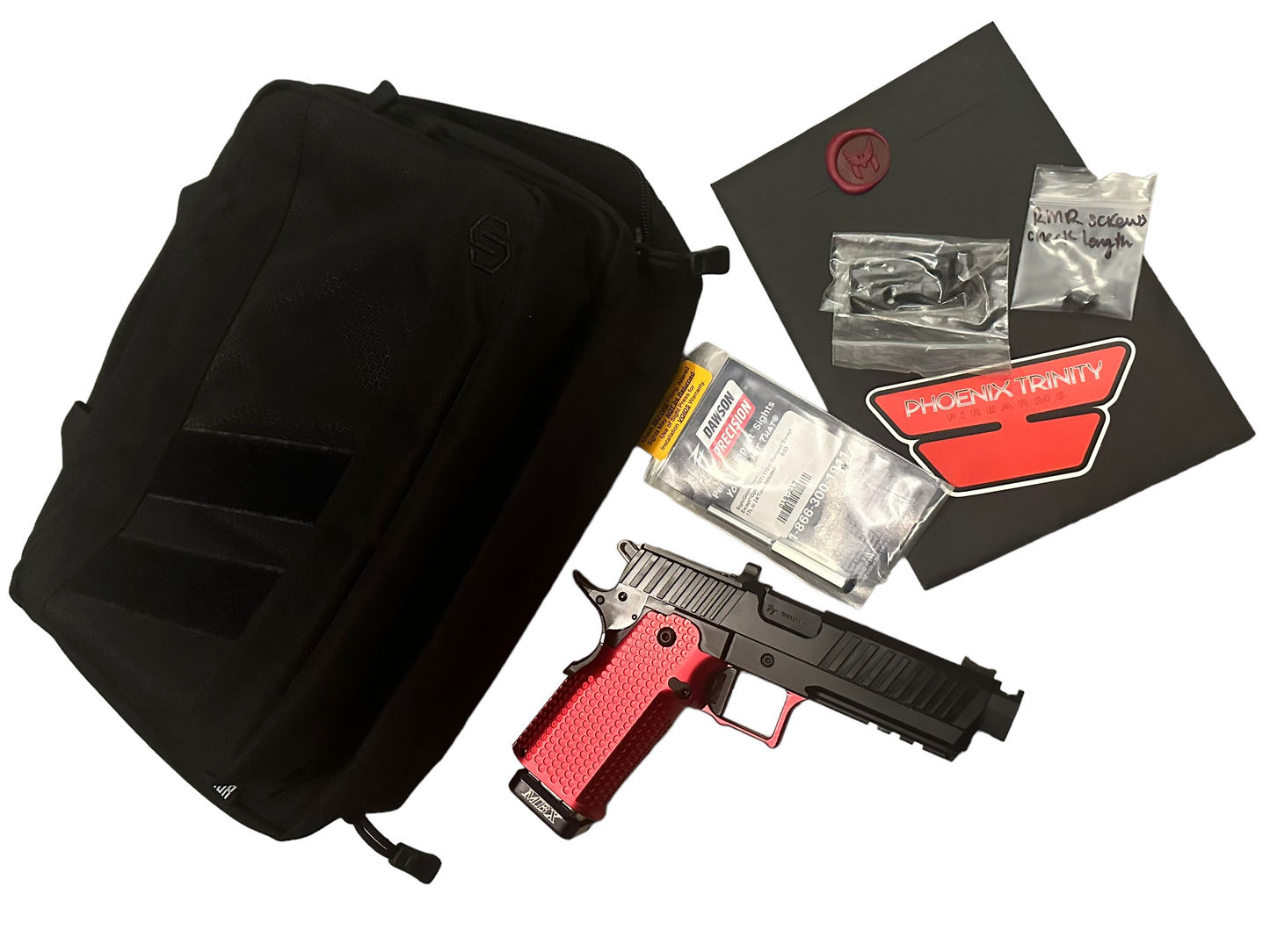 PHOENIX TRINITY MORPH SWITCH COMP'D OPTIC READY RED GRIPS 9MM