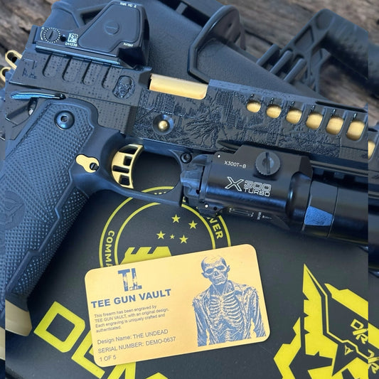 WATCHTOWER CUSTOM DEMOLITIA “UNDEAD” EDITION 1 OF 5 2011 ENGRAVED HIGH GLOSS BLACK FINISH
