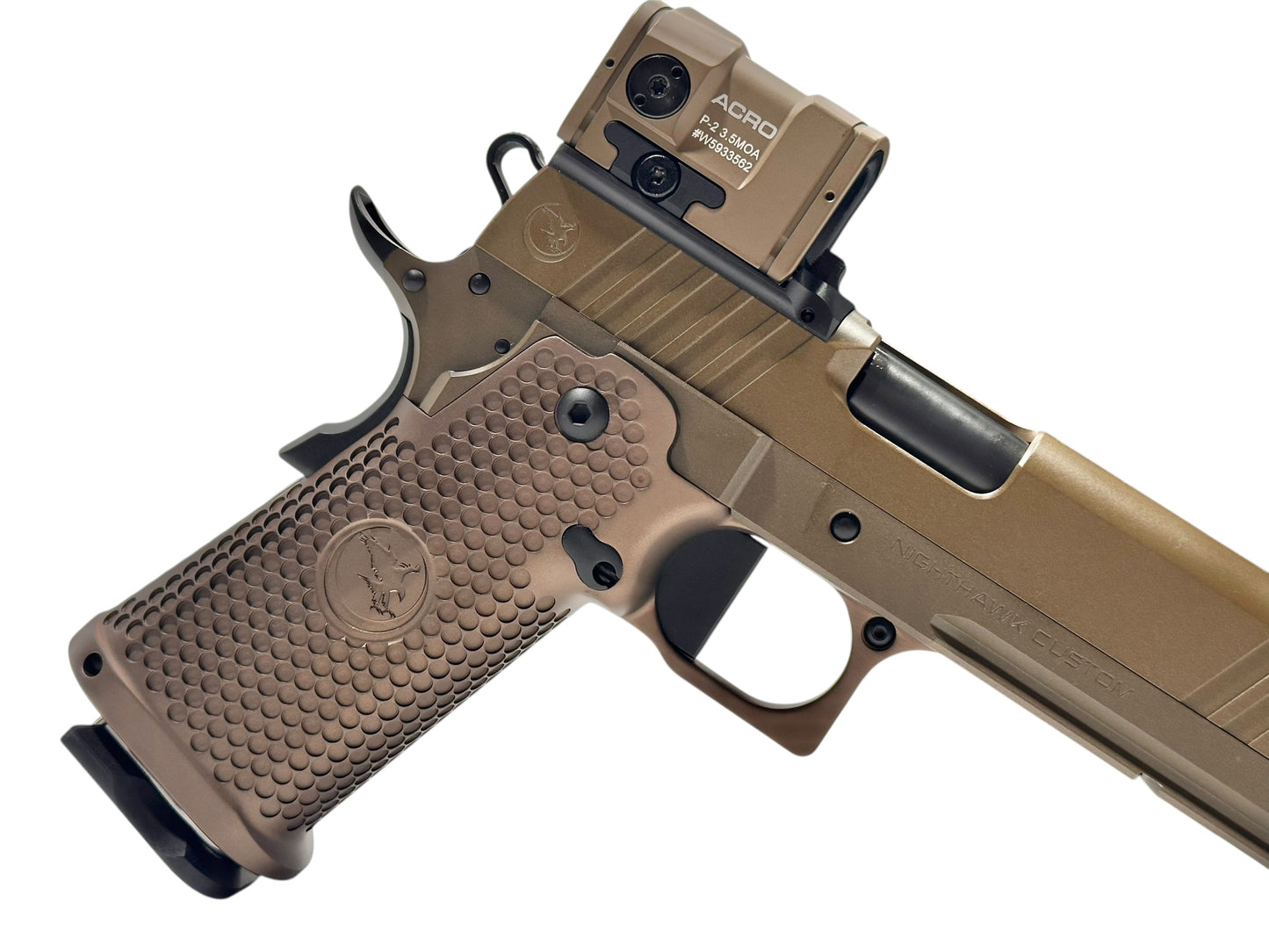NIGHTHAWK CUSTOM SANDHAWK DOUBLE STACK 9MM WITH ACRO P2