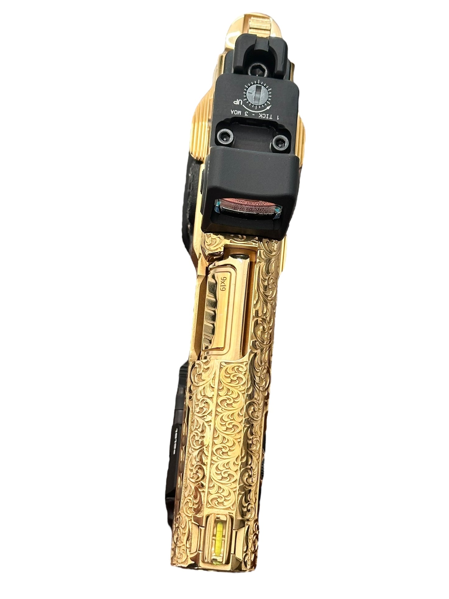 CUSTOM STACCATO CS 3.5” FULLY ENGRAVED 24K GOLD PLATED WITH RMR AND TLR7