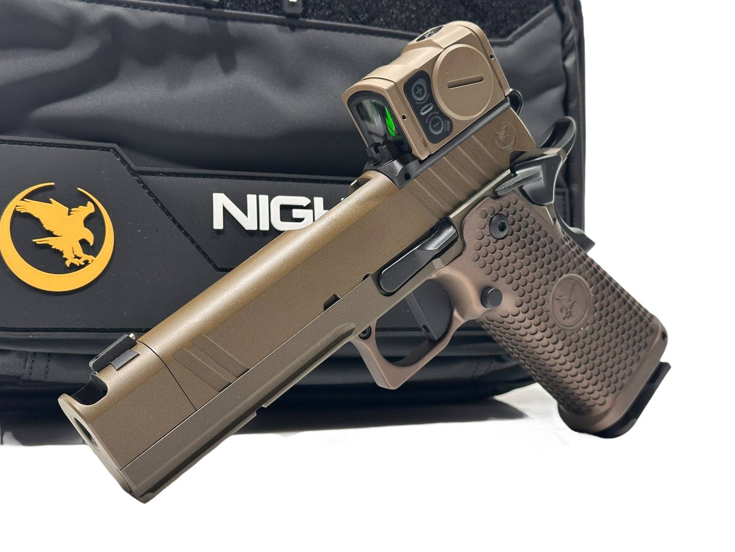 NIGHTHAWK CUSTOM SANDHAWK DOUBLE STACK 9MM WITH ACRO P2