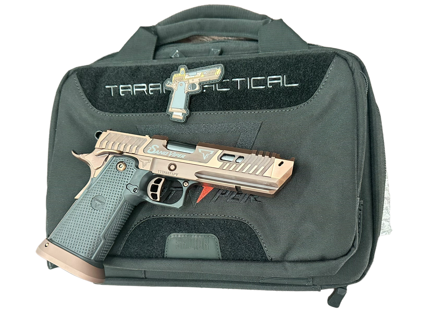 TARAN TACTICAL SAND VIPER 2011 NEW GRIPS 9MM