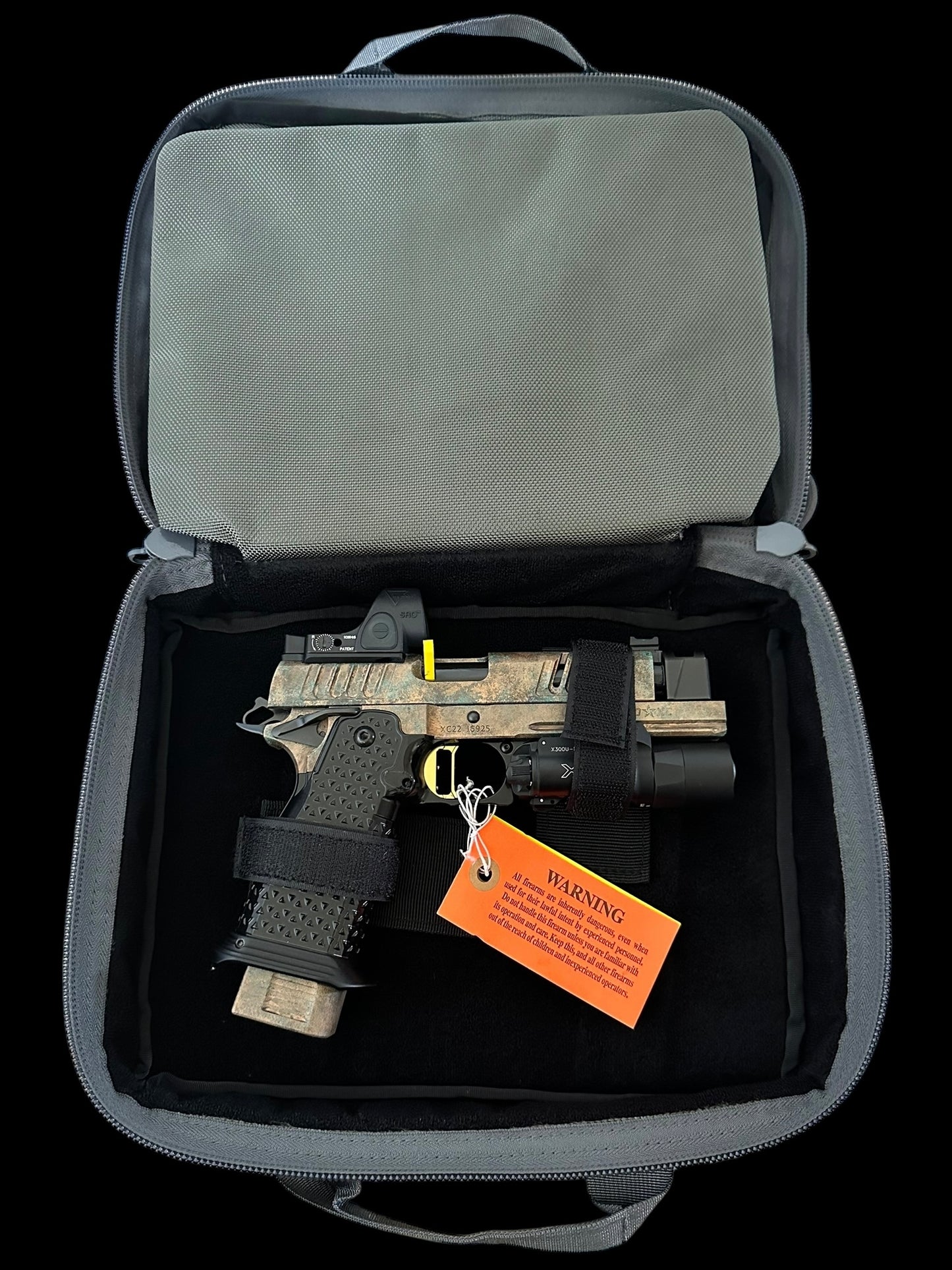STACCATO CUSTOM XC SUNKEN SHIP EDITION WITH ATLAS METAL GRIPS GOLD TRIGGER SRO & X300