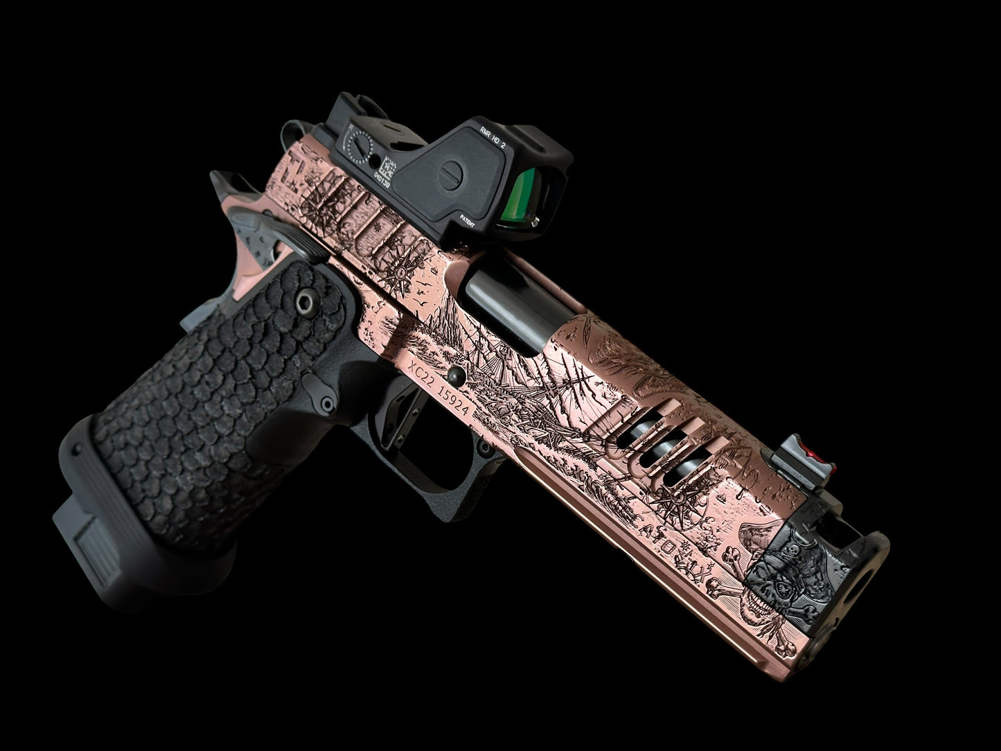 STACCATO CUSTOM XC “PIRATE’S ISLAND”; CUSTOM 1 OF 1 ART SET COLLECTOR’S EDITION