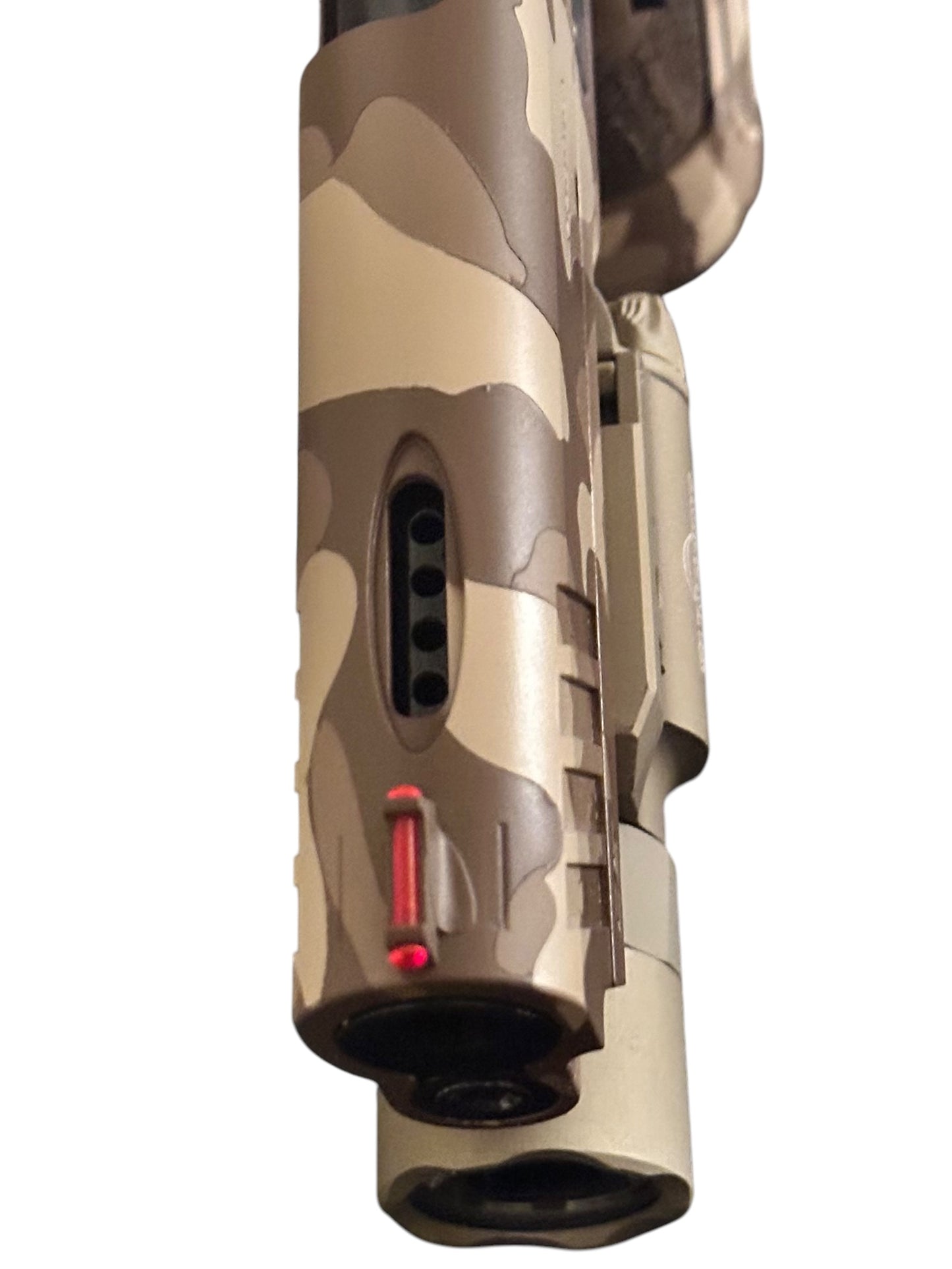 CUSTOM SPRINGFIELD PRODIGY 5” PORTED CAMO WITH SRO AND X300. TREE BARK GRIPS