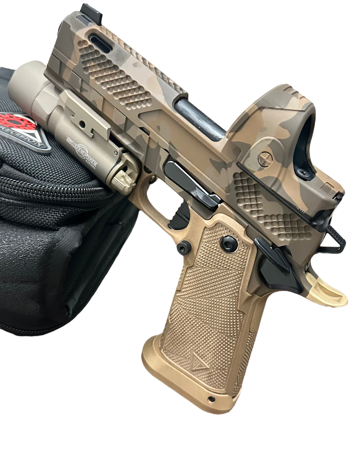 COMBAT PRECISION 2011 M5-P PORTED 9MM 4.25” 1 OF 1 CUSTOM WITH SRO AND X300
